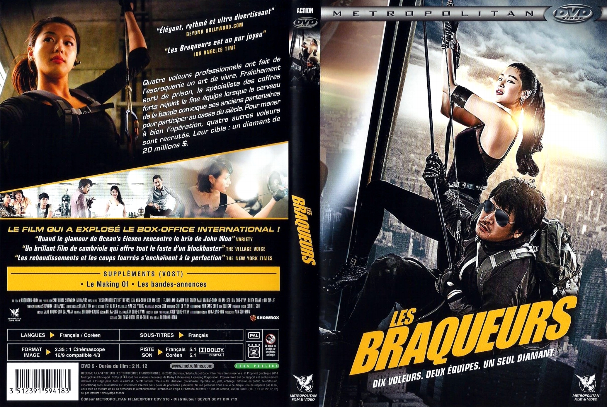 Jaquette DVD Les Braqueurs