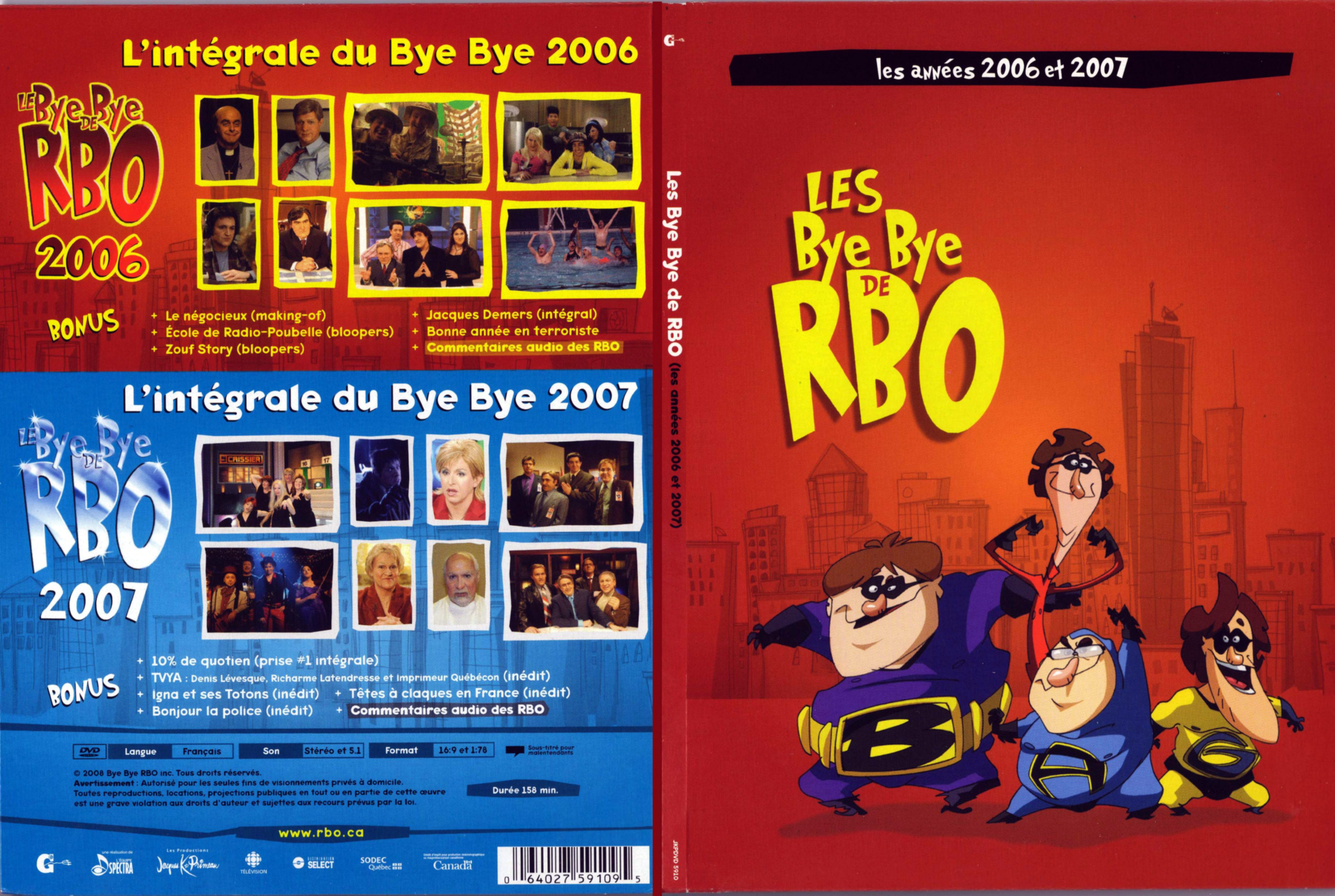 Jaquette DVD Les Bye Bye de RBO