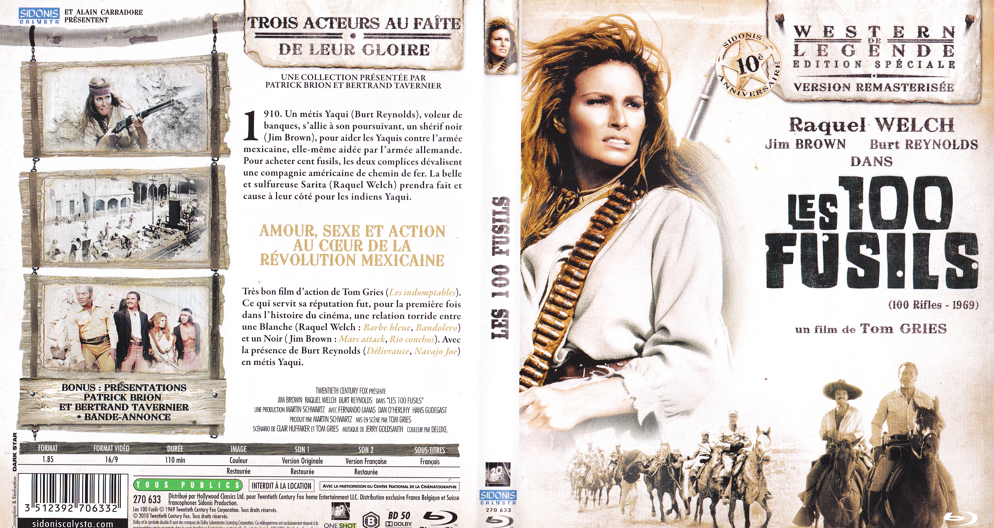 Jaquette DVD Les Cent fusils (BLU-RAY)