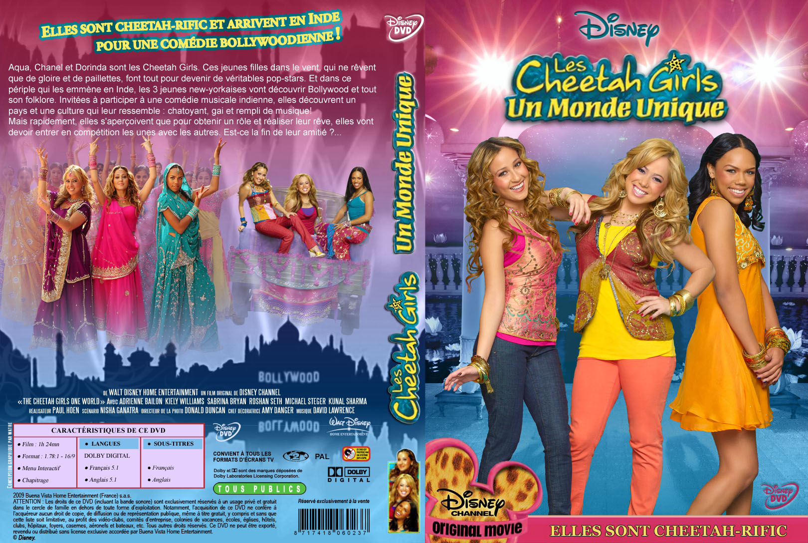 Jaquette DVD Les Cheetah Girls - Un Monde Unique