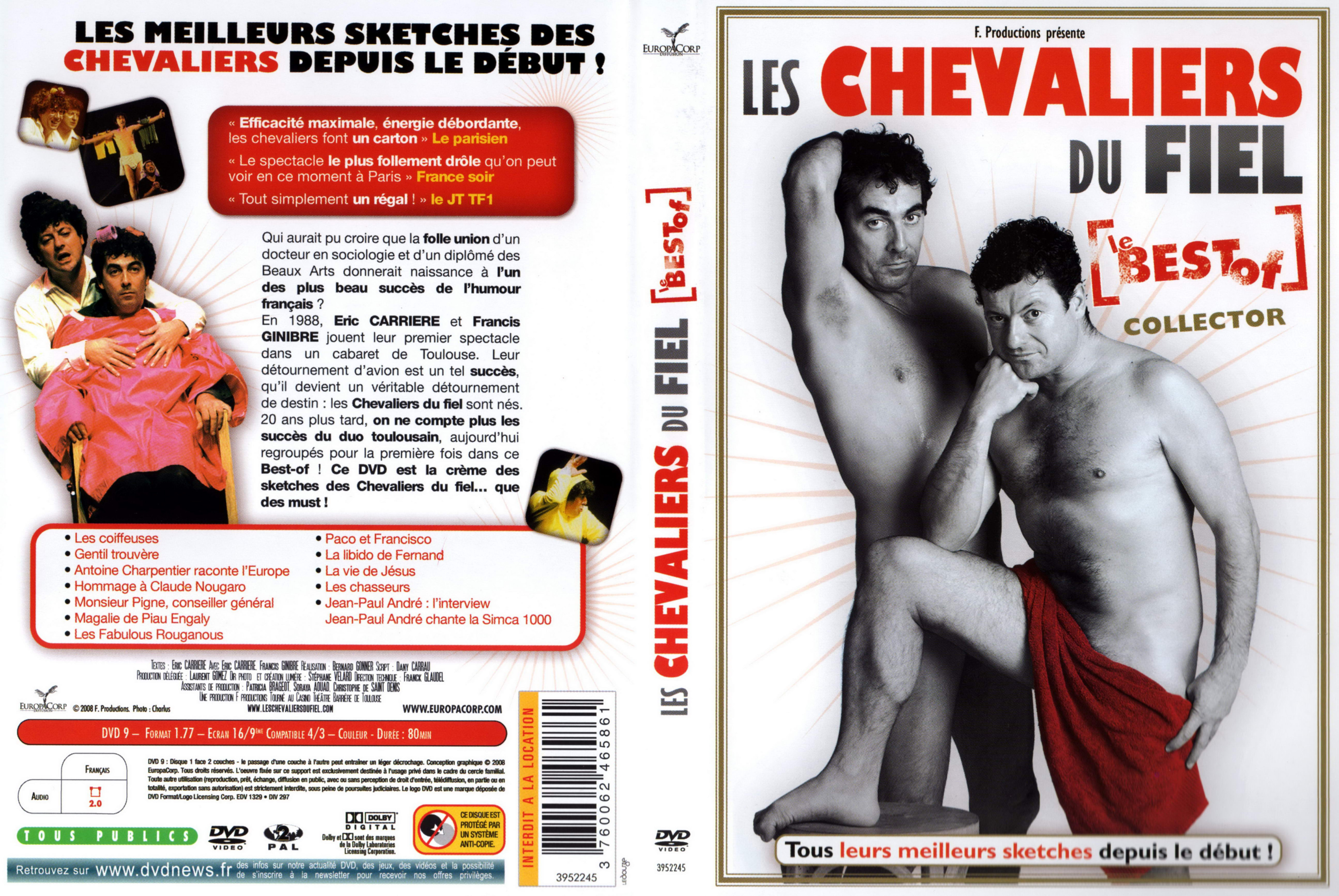 Jaquette DVD Les Chevaliers du Fiel Le best of