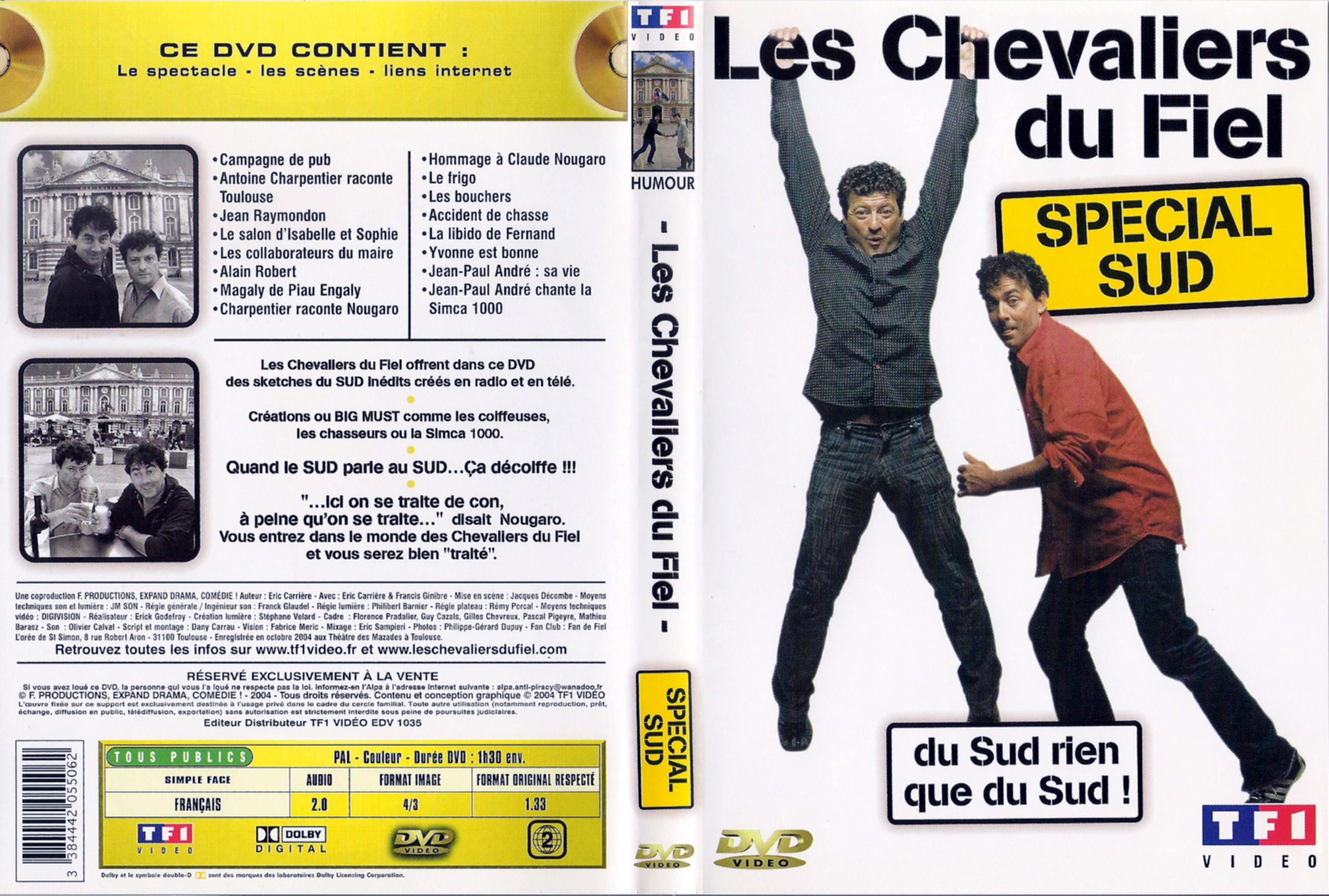 Jaquette DVD Les Chevaliers du Fiel - Special Sud