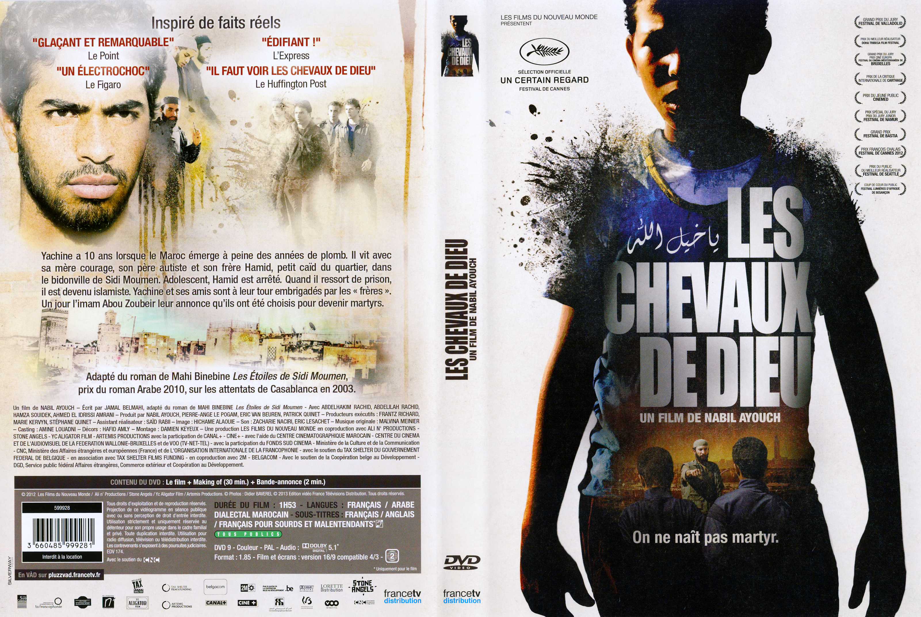 Jaquette DVD Les Chevaux de Dieu