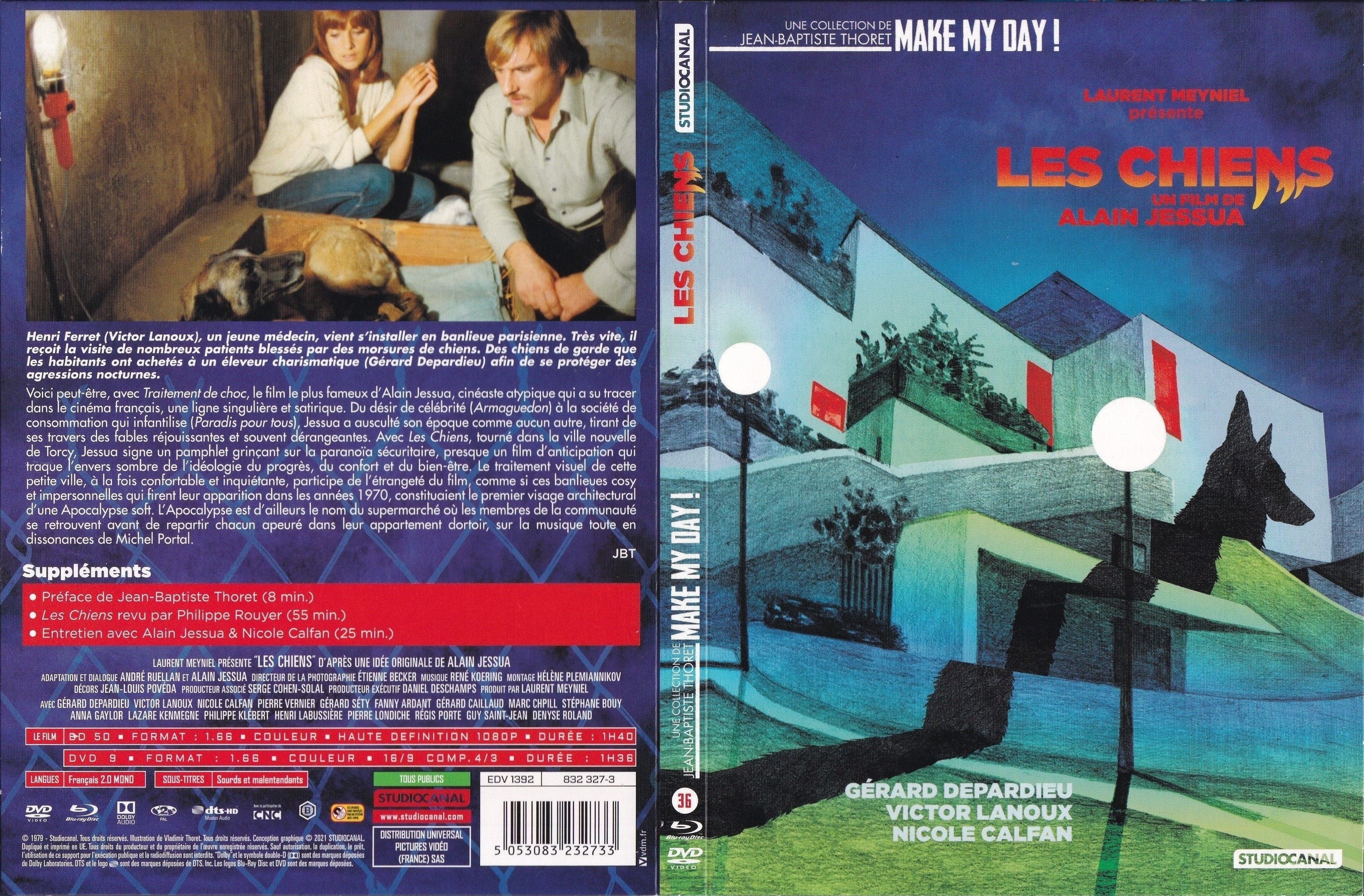 Jaquette DVD Les Chiens (BLU-RAY)