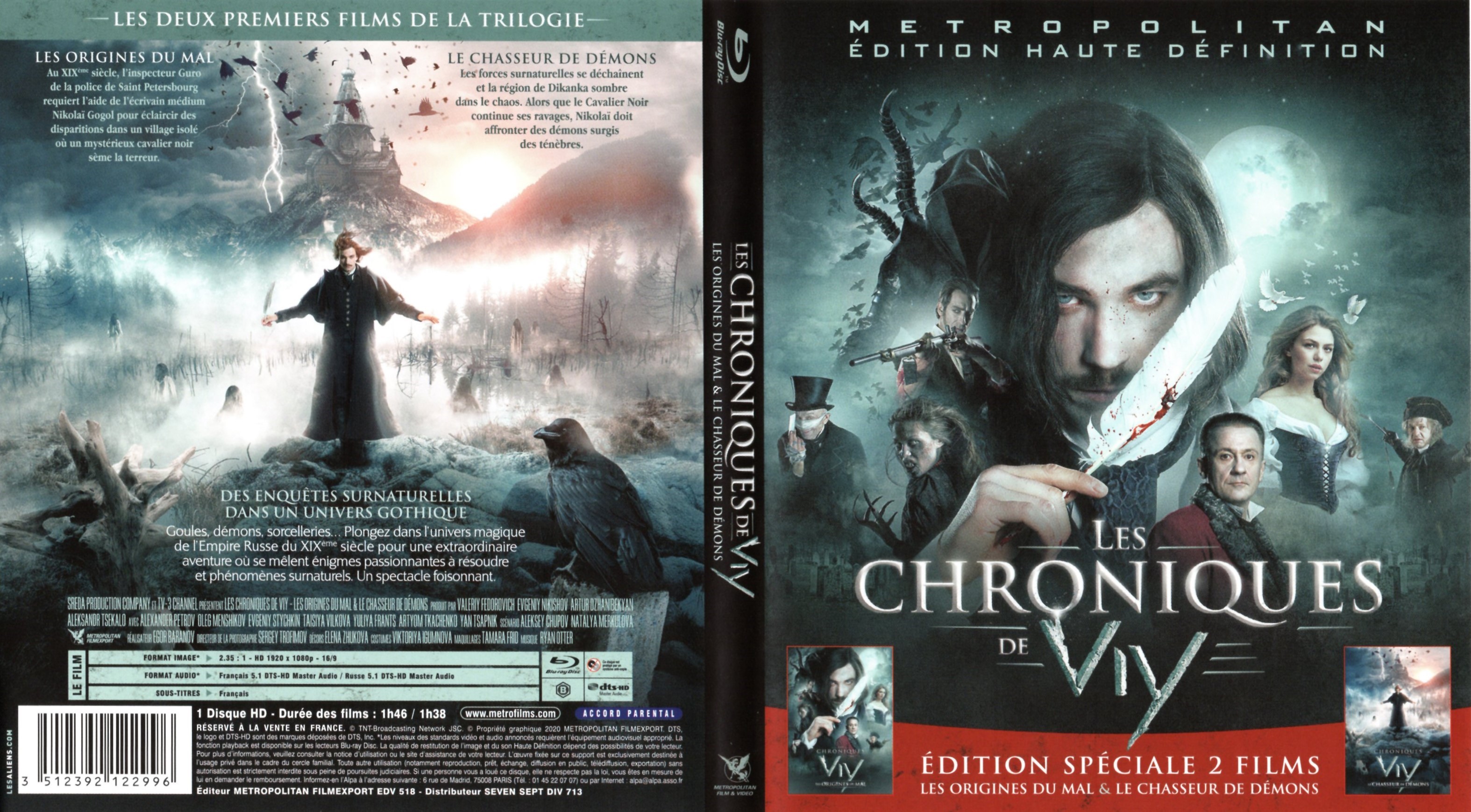 Jaquette DVD Les Chroniques de Viy les origines du mal (BLU-RAY)