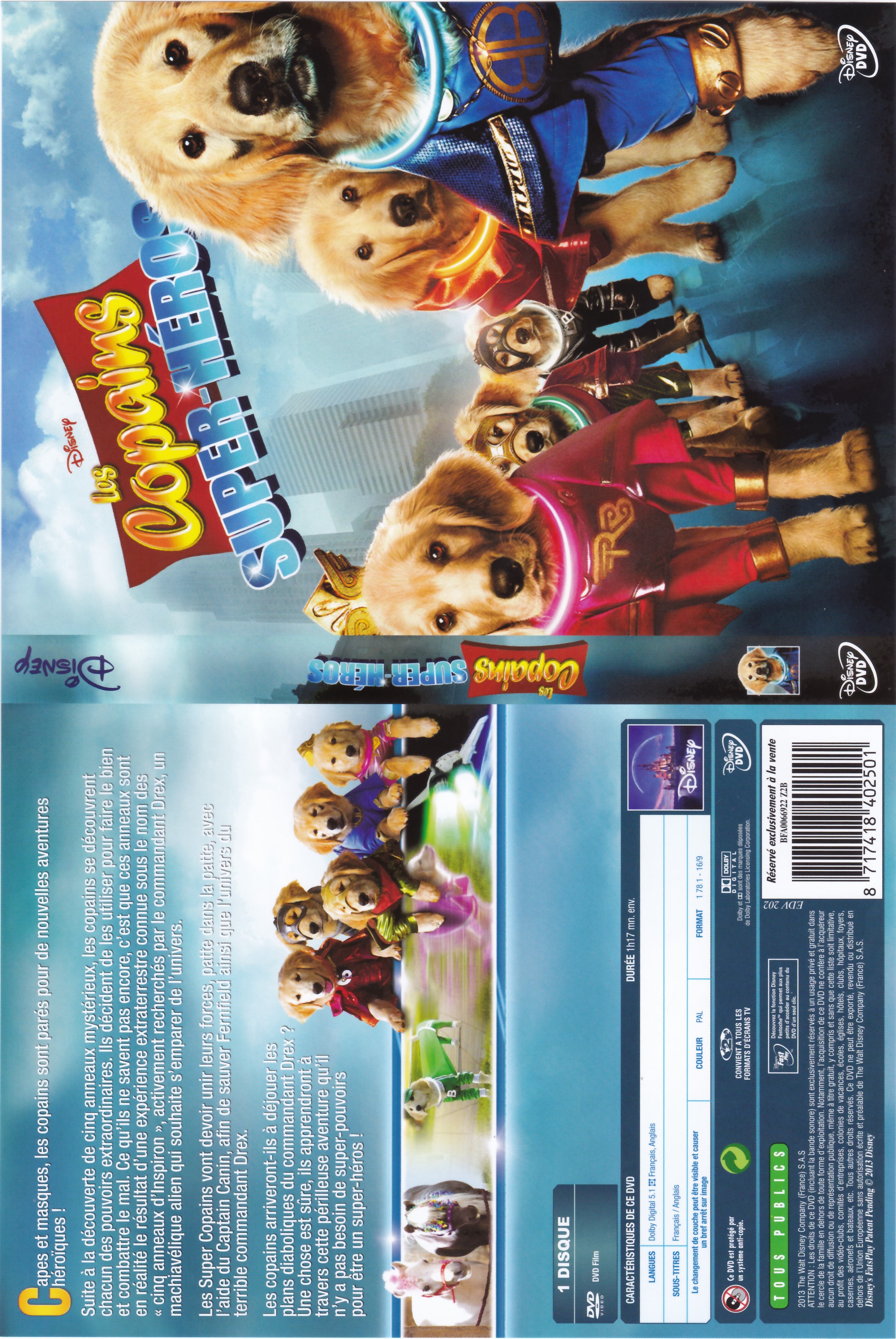 Jaquette DVD Les Copains Super-Heros