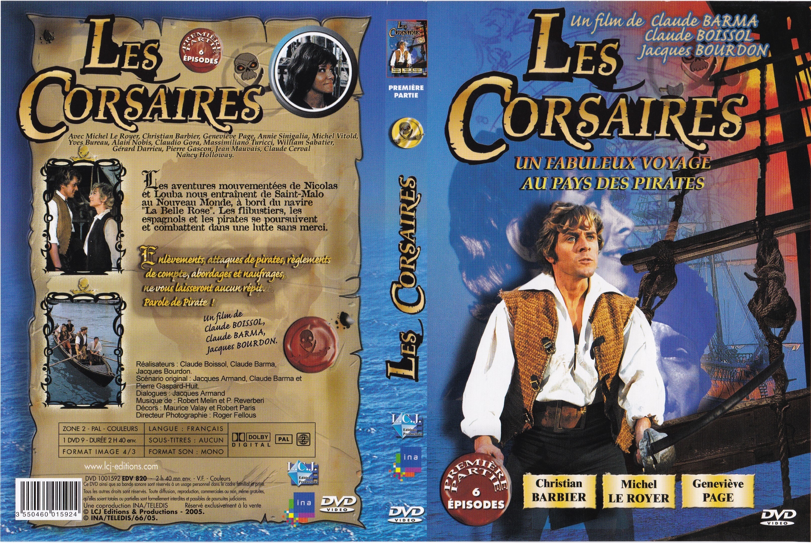 Jaquette DVD Les Corsaires DVD 1