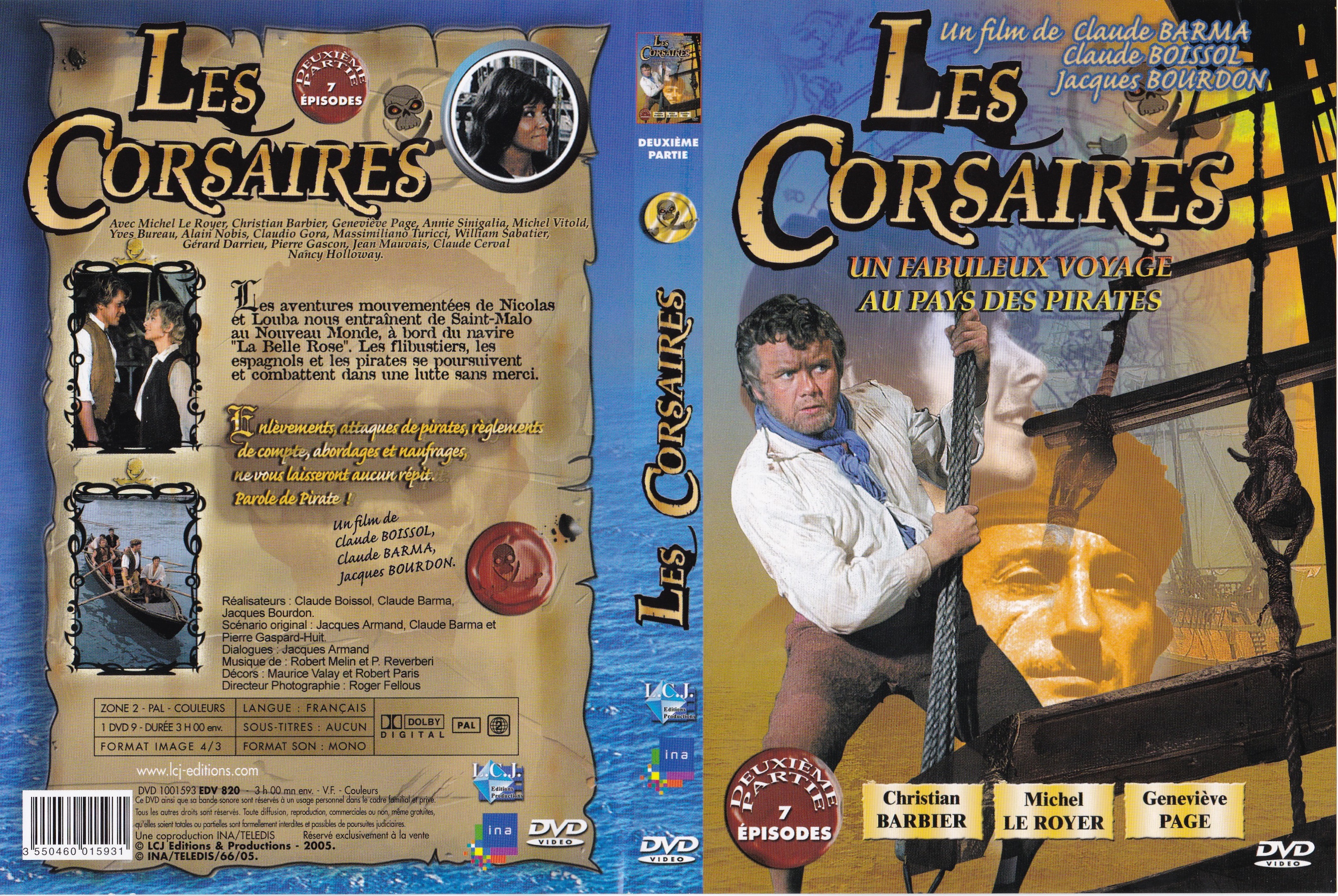 Jaquette DVD Les Corsaires DVD 2