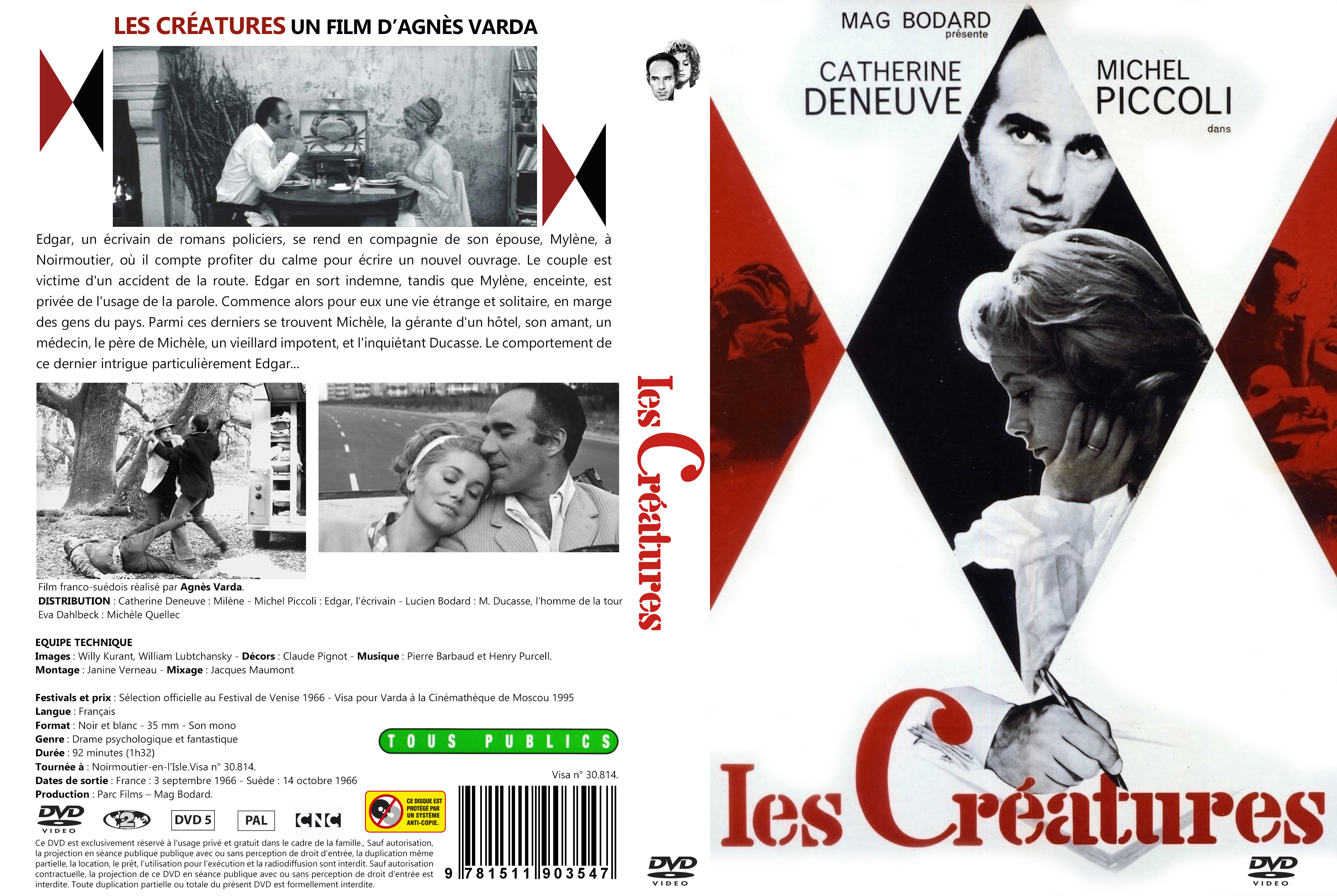 Jaquette DVD Les Cratures custom