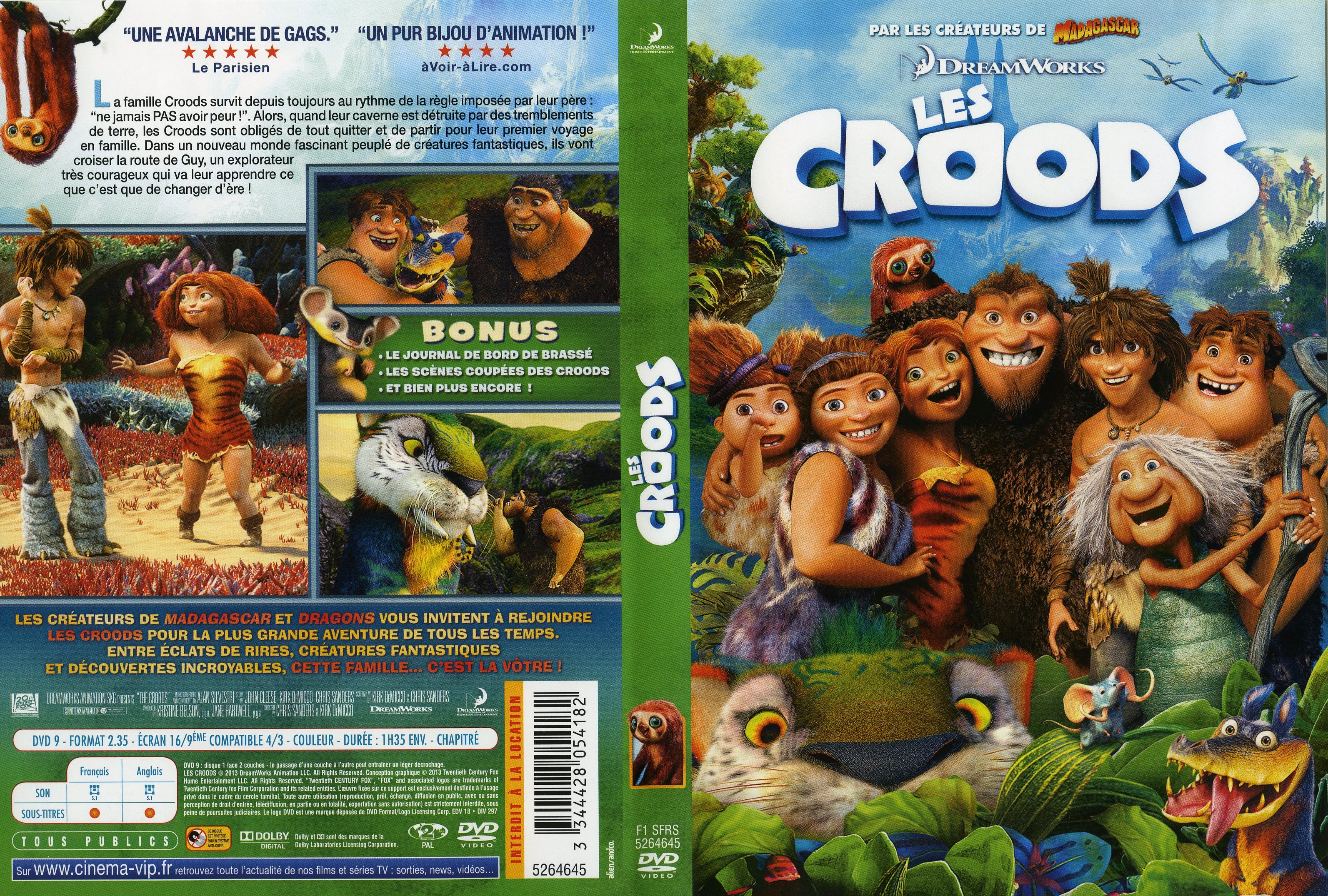 Jaquette DVD Les Croods