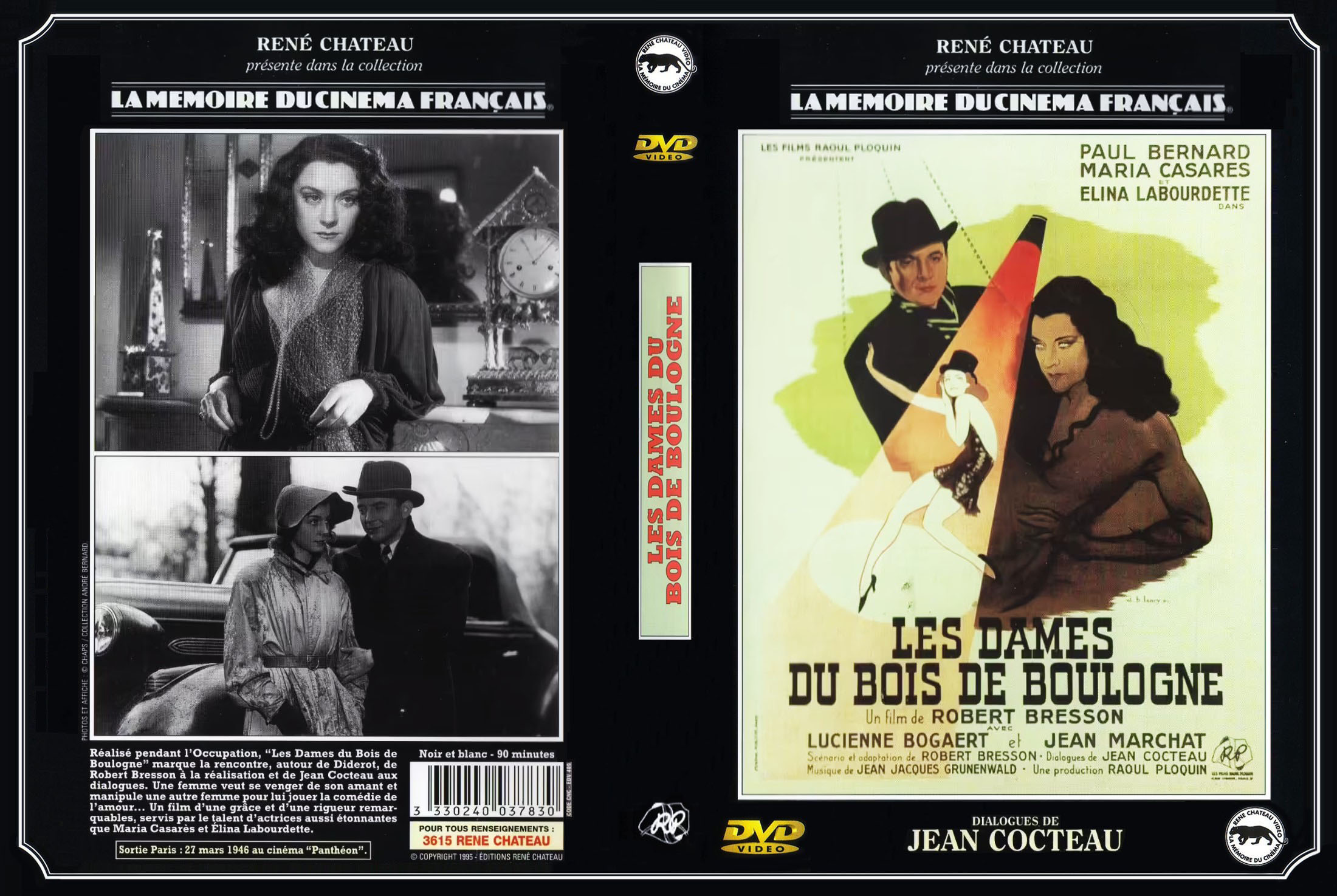 Jaquette DVD Les Dames du Bois de Boulogne v2
