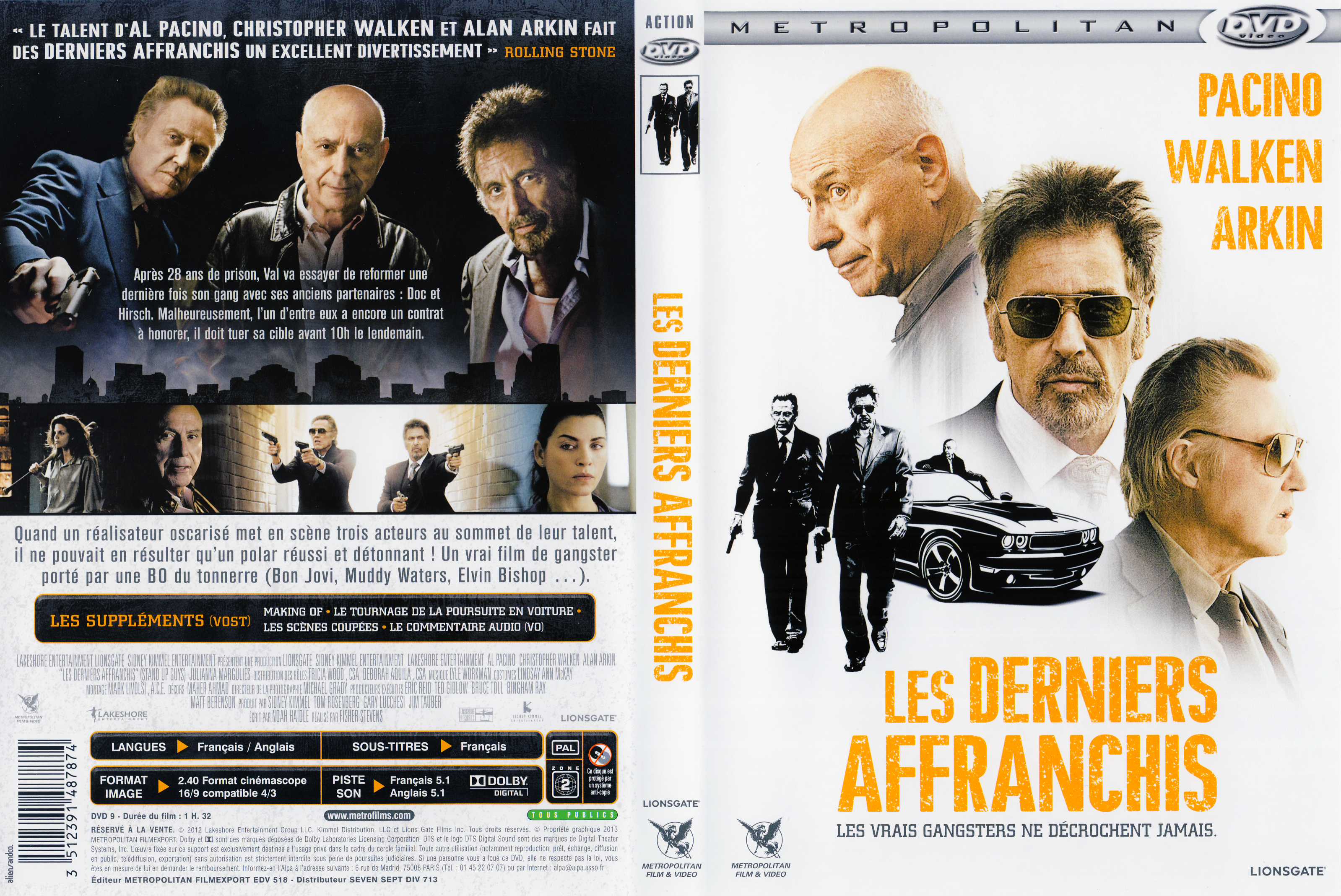 Jaquette DVD Les Derniers affranchis