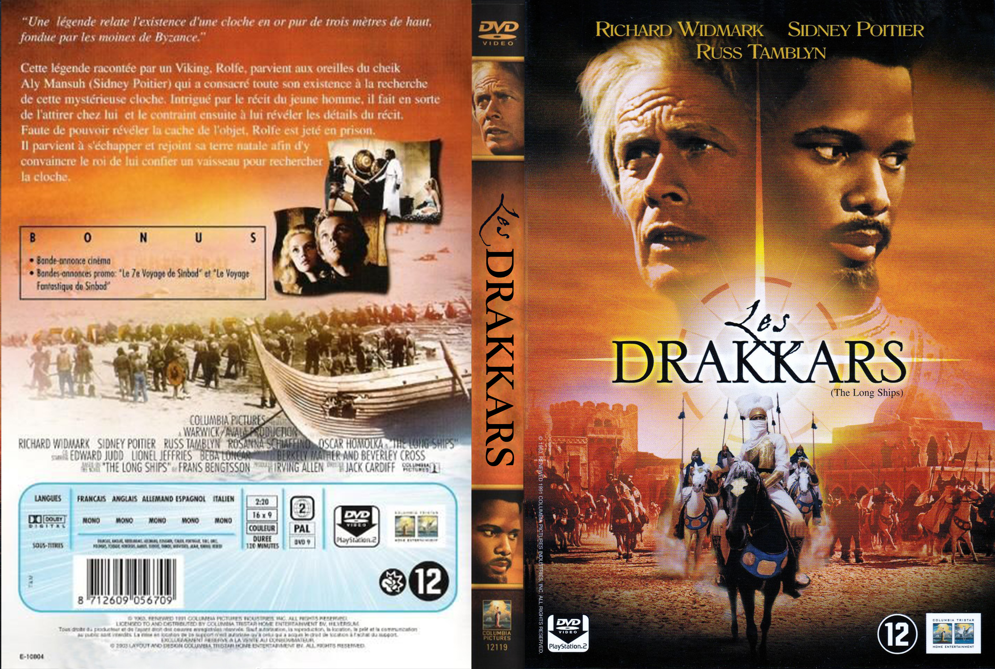 Jaquette DVD Les Drakkars custom