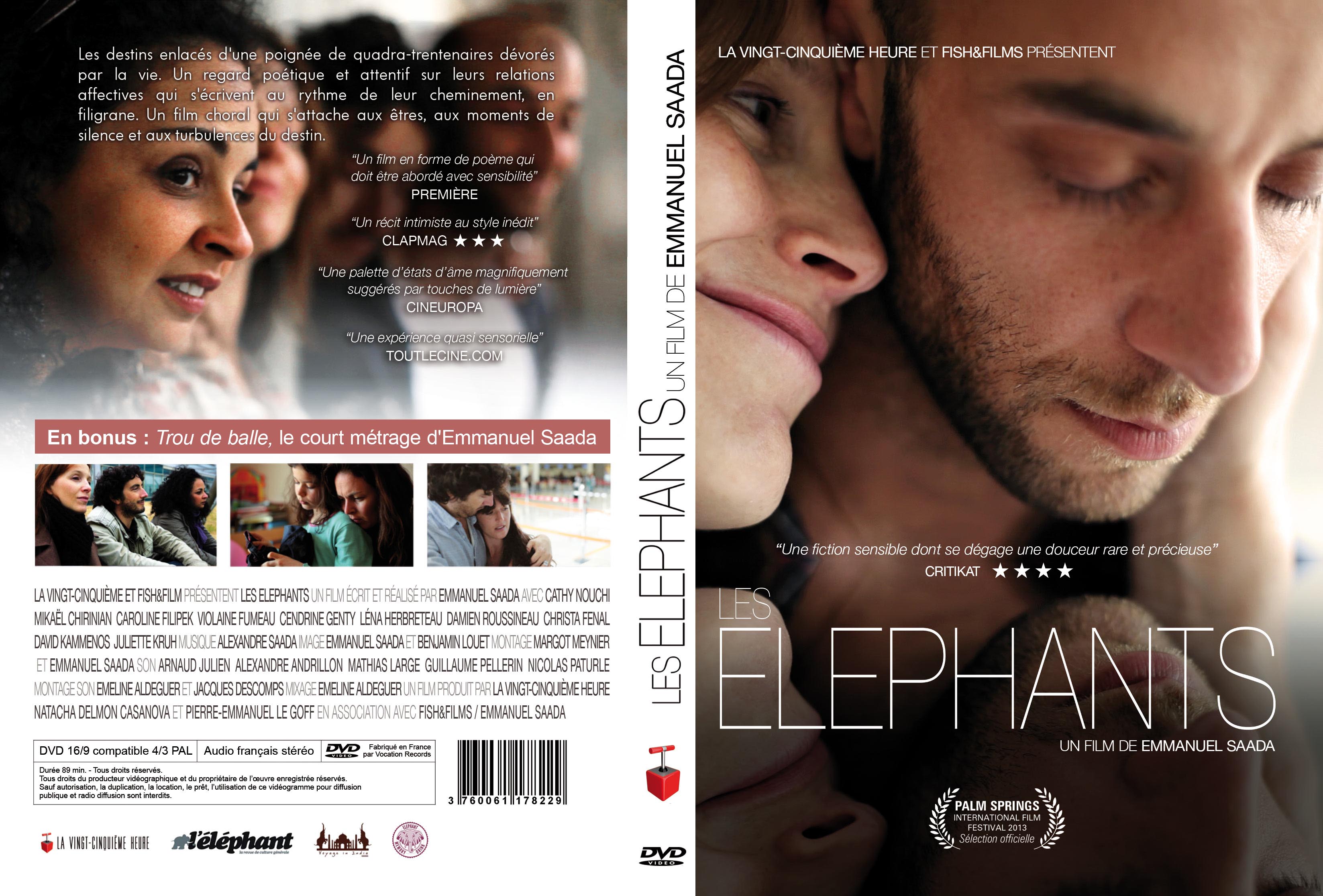 Jaquette DVD Les Elephants