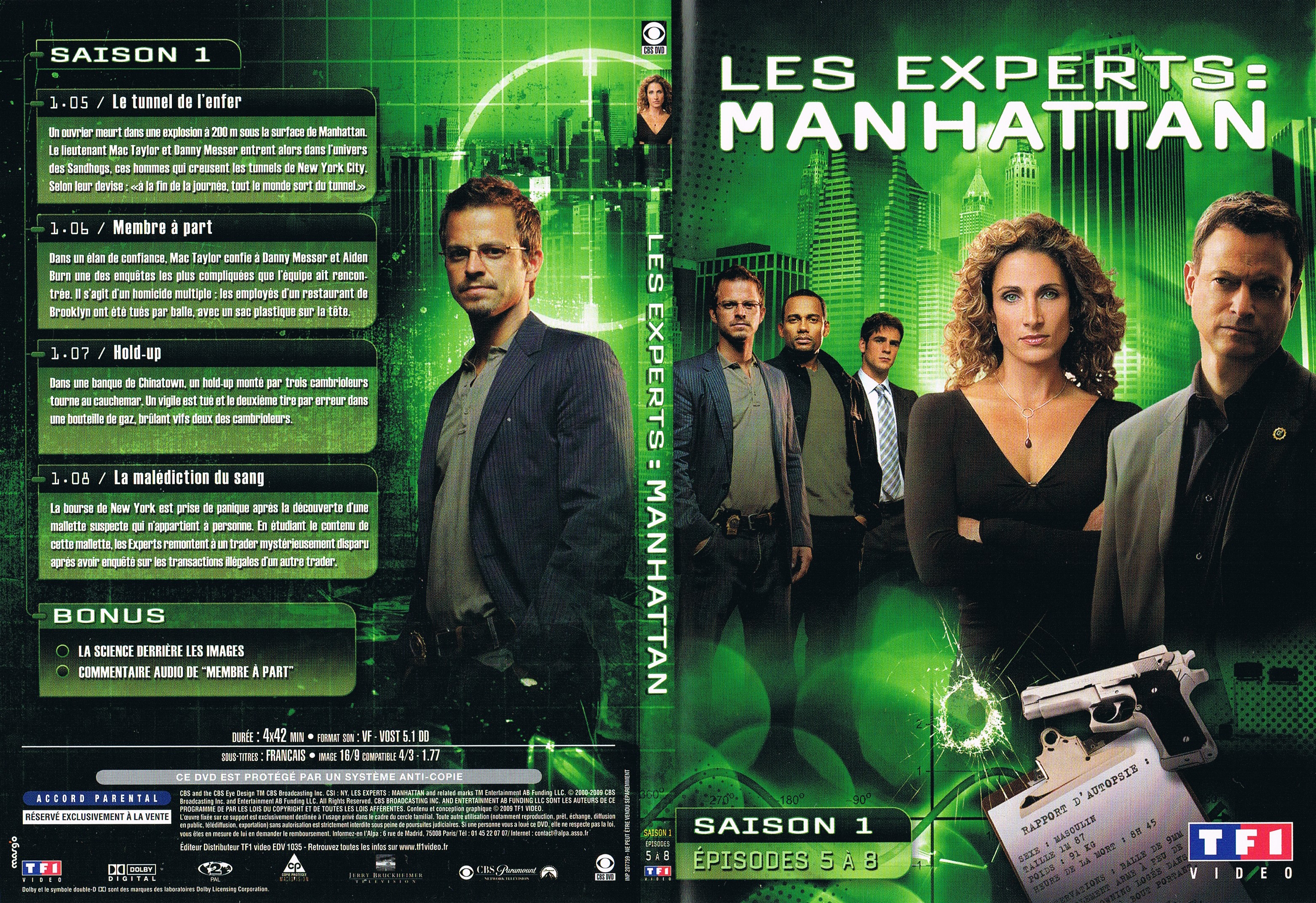 Jaquette DVD Les Experts Manhattan Saison 1 Ep 05  08