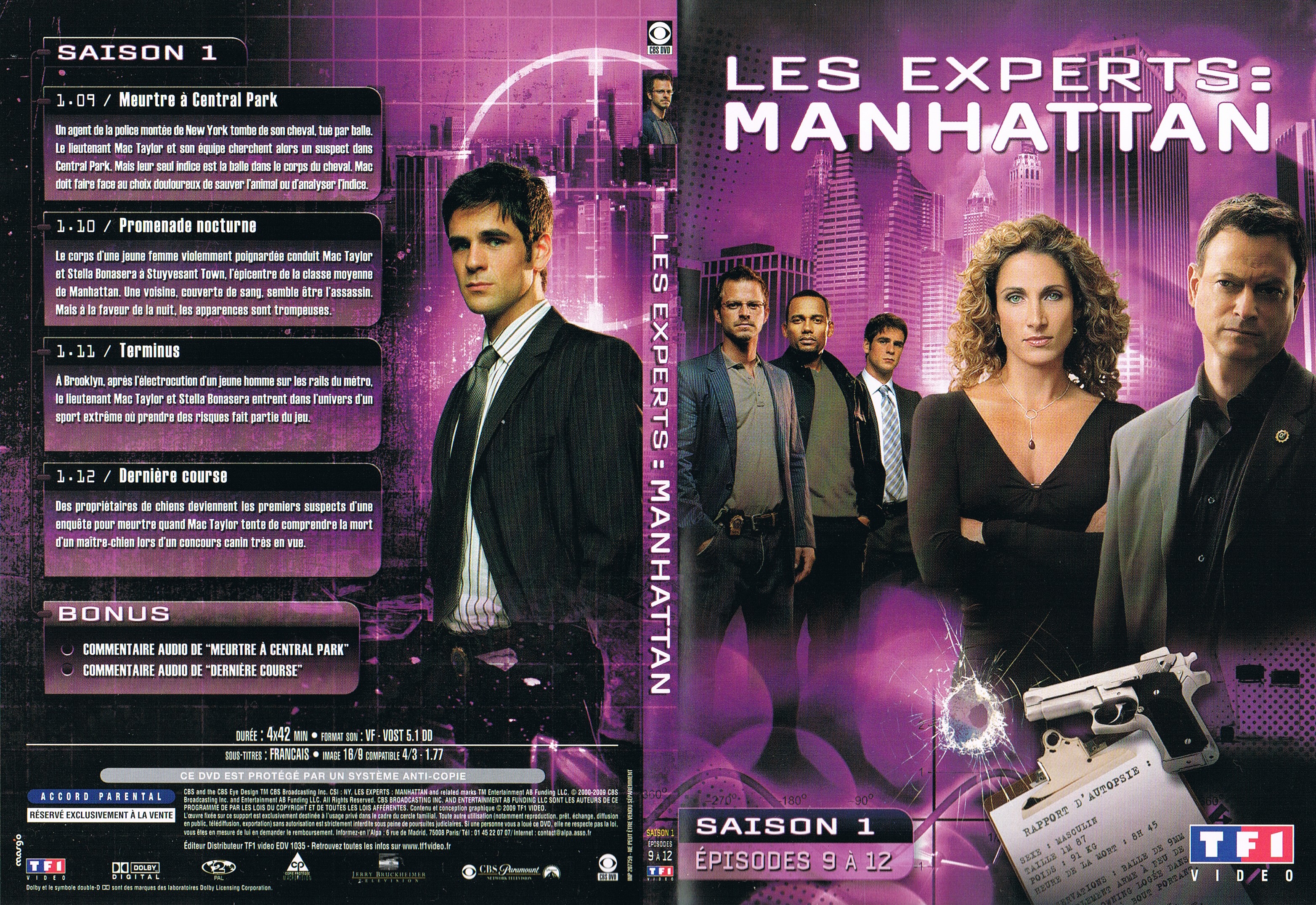 Jaquette DVD Les Experts Manhattan Saison 1 Ep 09  12