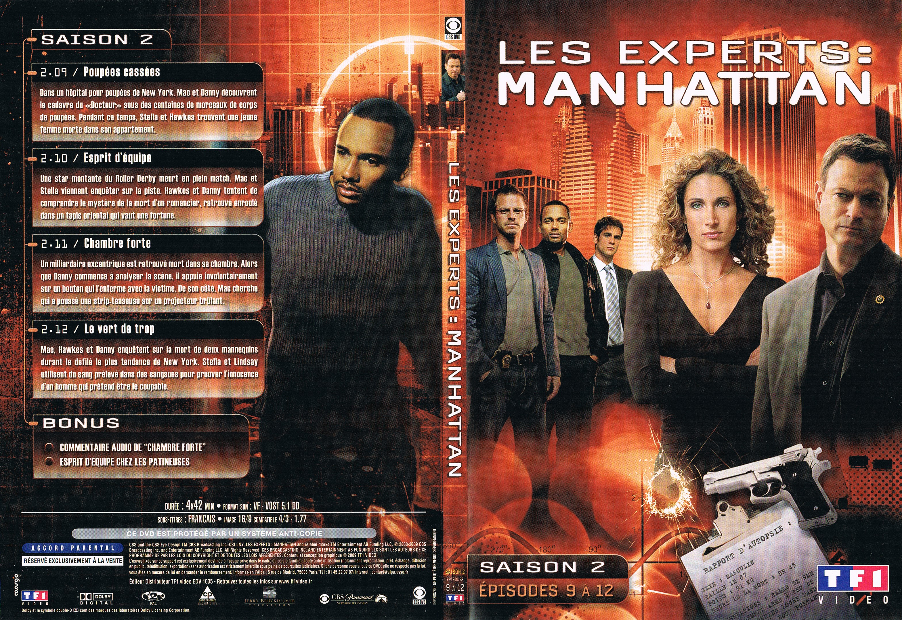 Jaquette DVD Les Experts Manhattan Saison 2 Ep 09  12