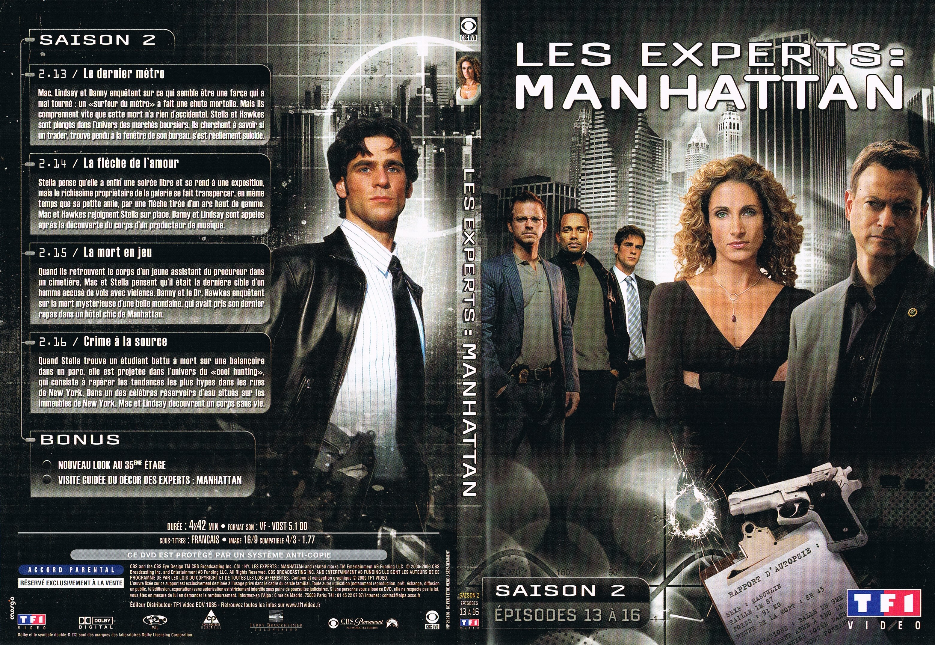 Jaquette DVD Les Experts Manhattan Saison 2 Ep 13  16
