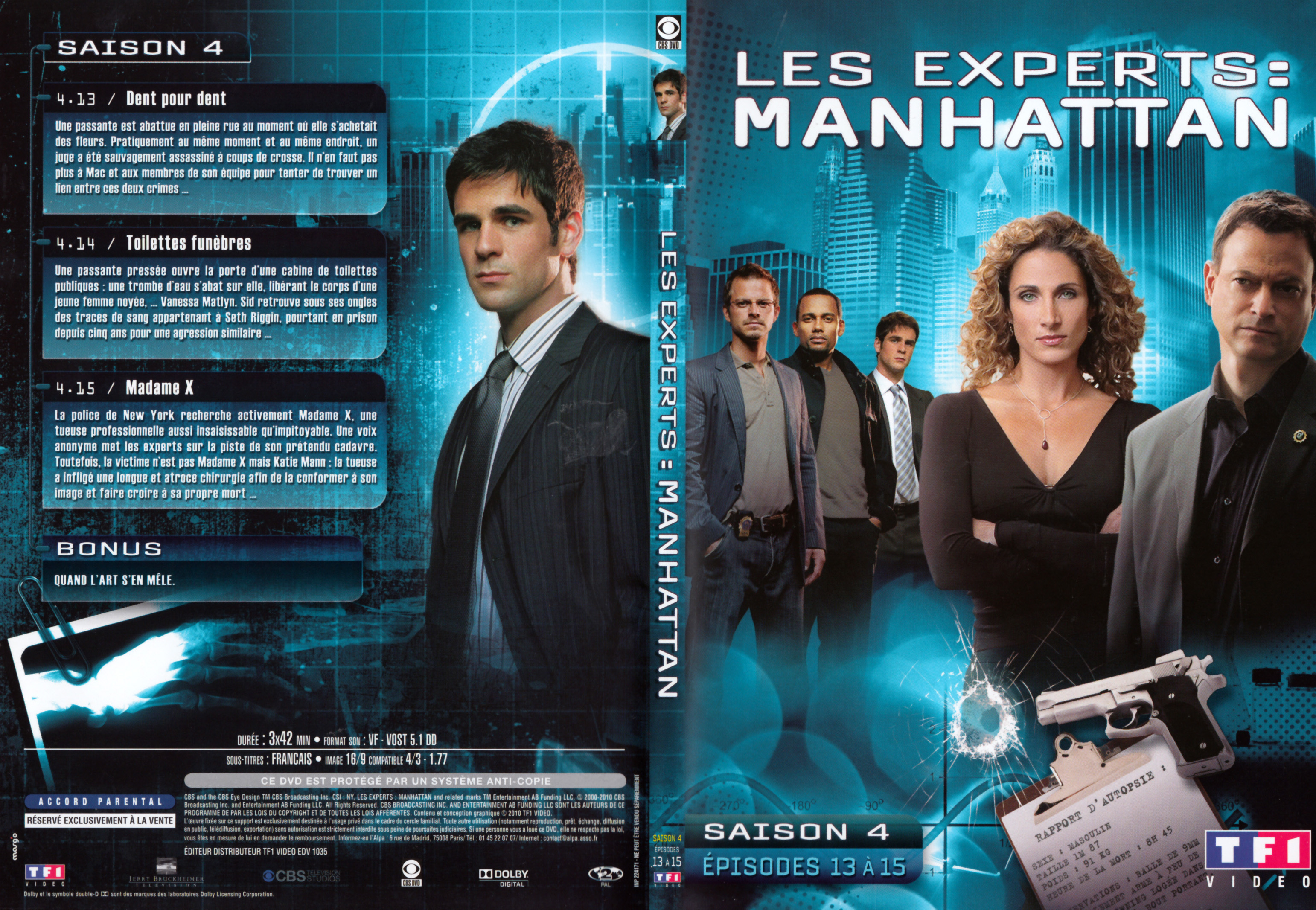 Jaquette DVD Les Experts Manhattan Saison 4 DVD 4