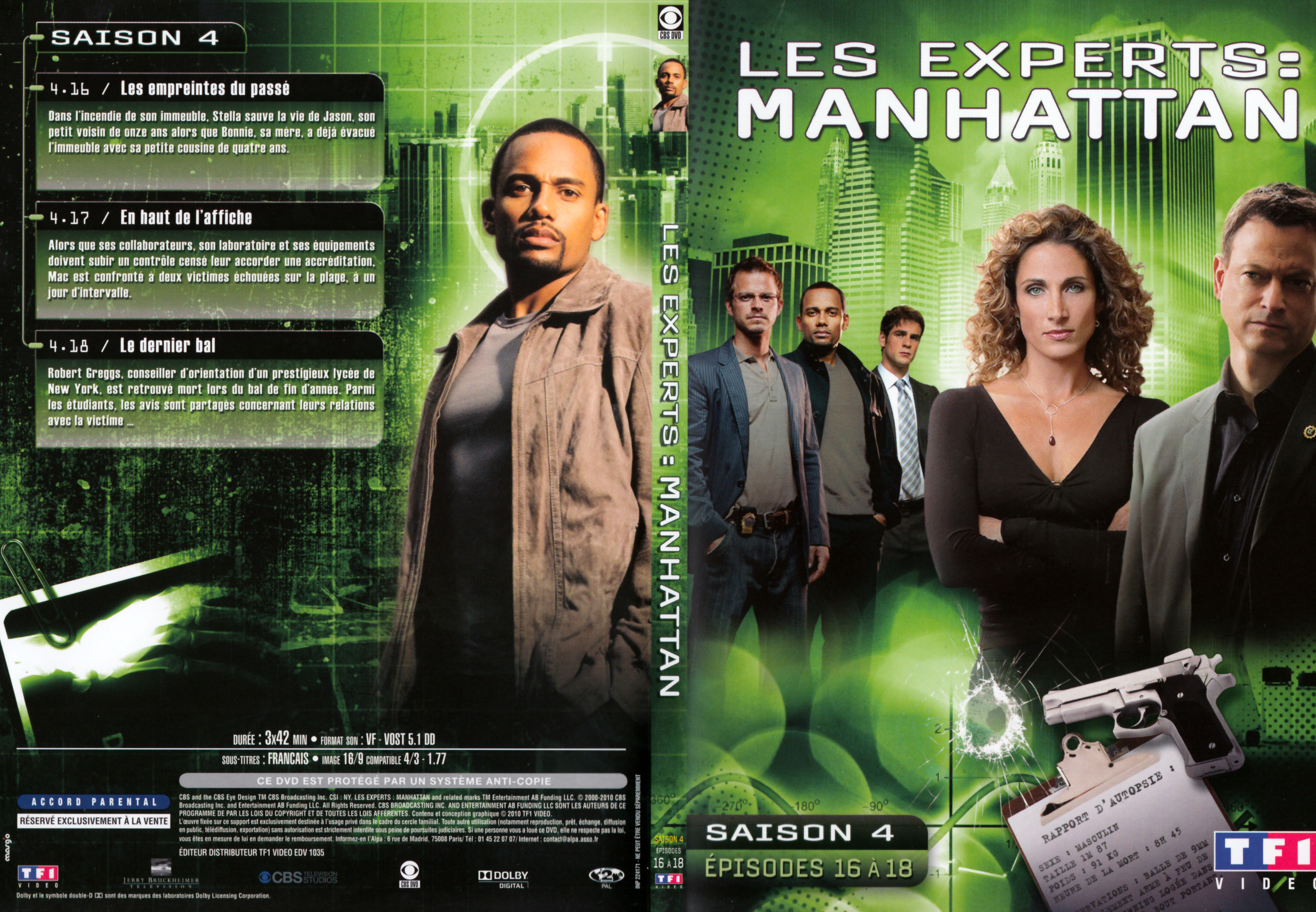 Jaquette DVD Les Experts Manhattan Saison 4 DVD 5