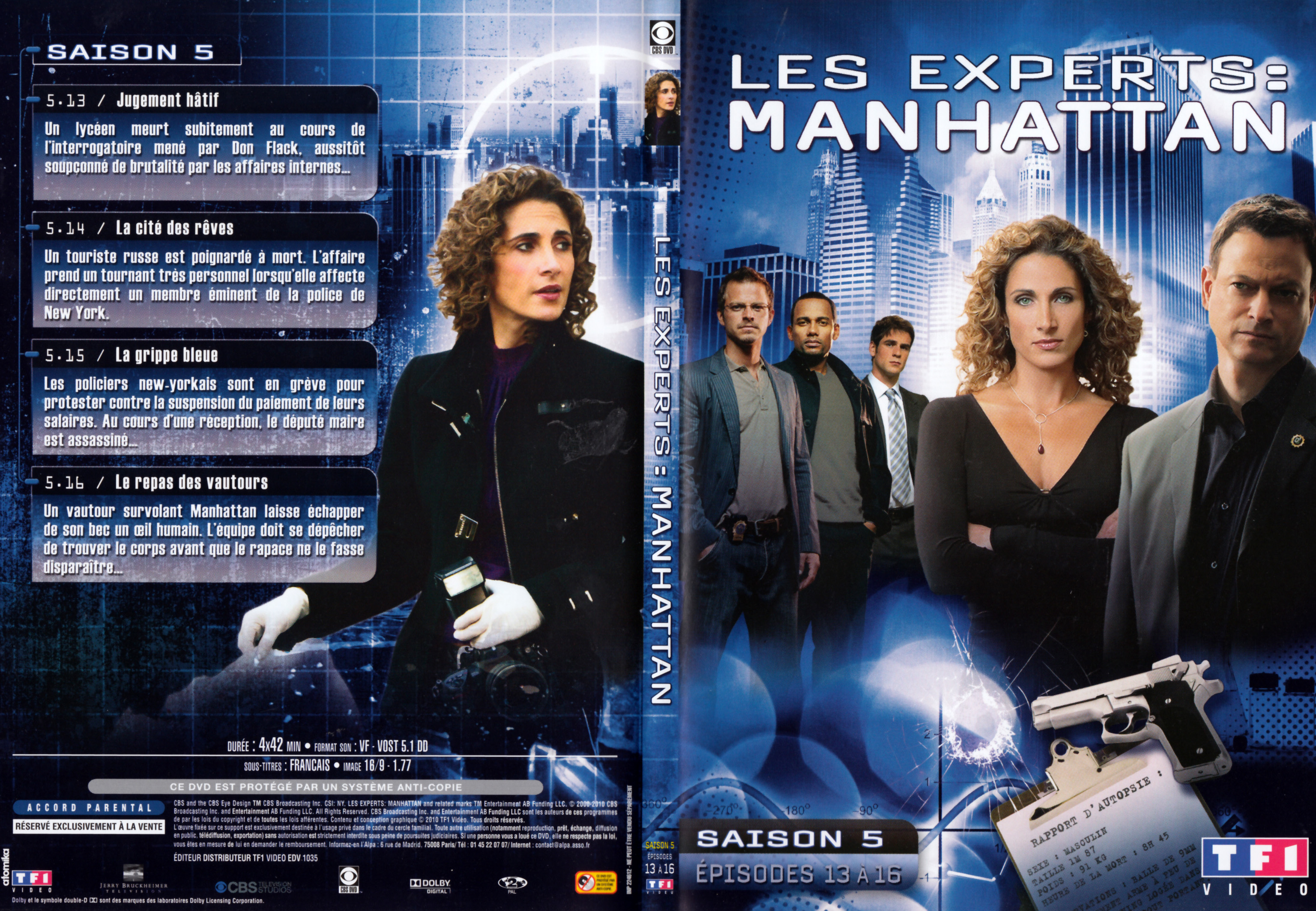 Jaquette DVD Les Experts Manhattan Saison 5 DVD 4