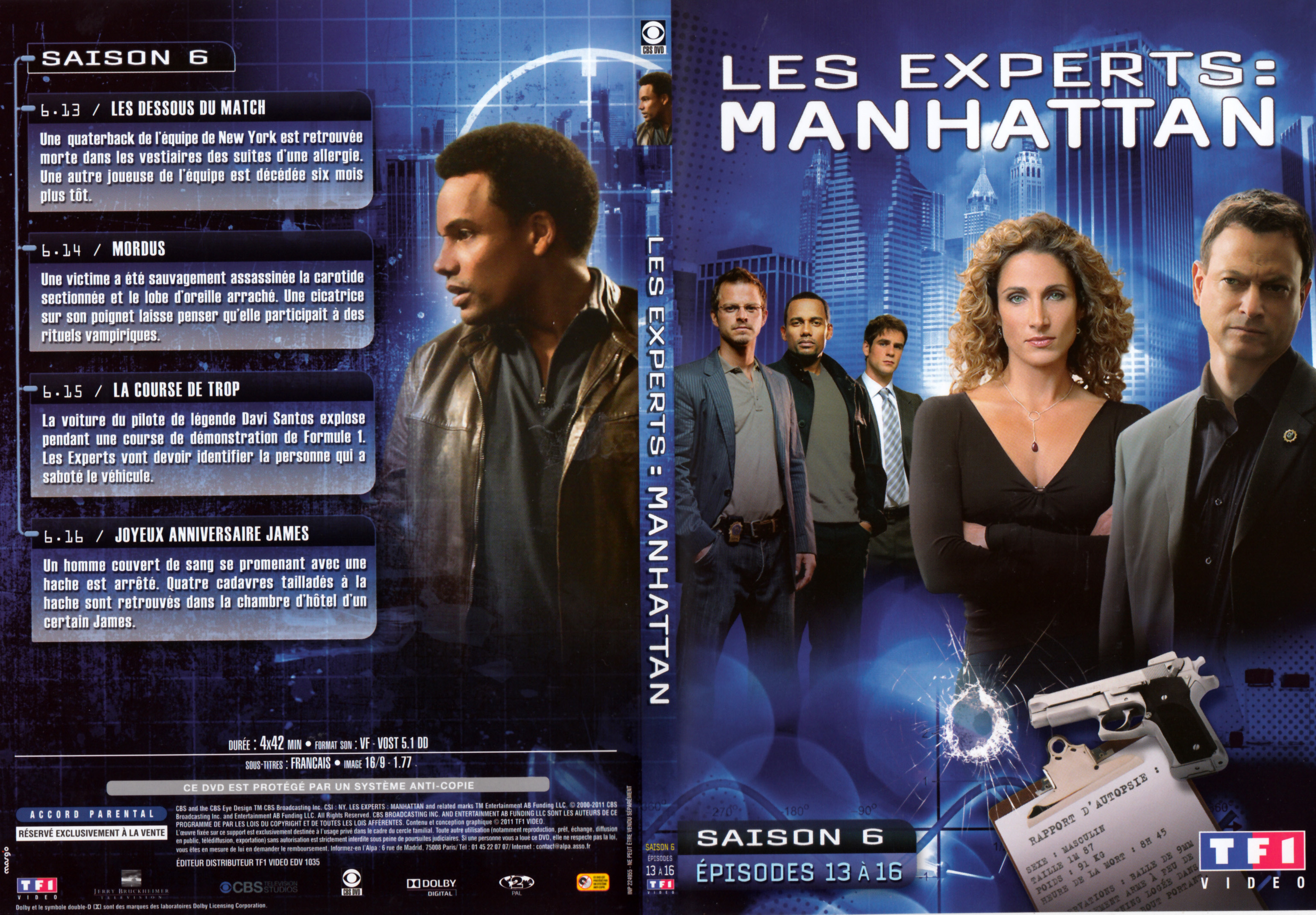 Jaquette DVD Les Experts Manhattan Saison 6 DVD 4