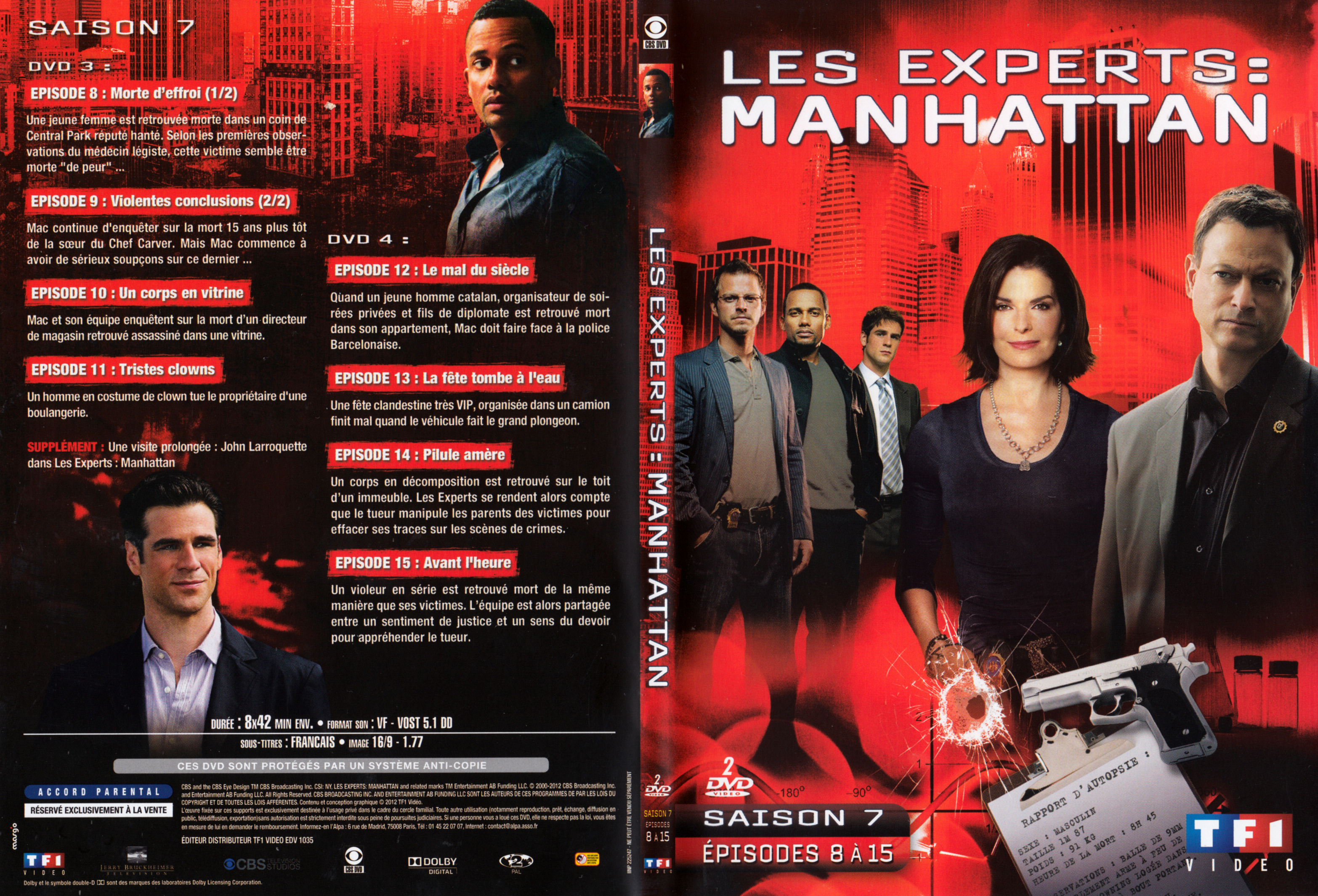 Jaquette DVD Les Experts Manhattan Saison 7 DVD 2