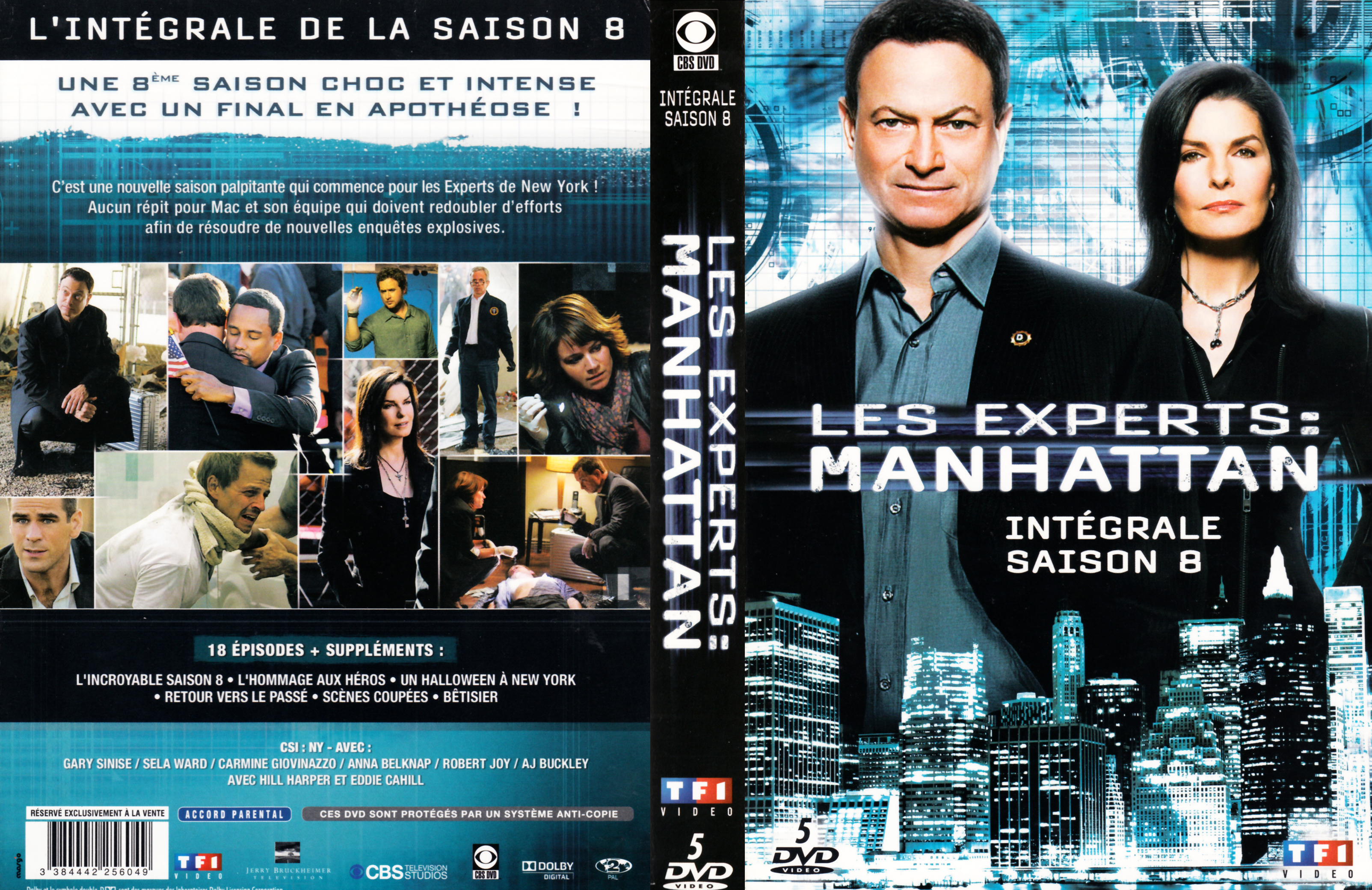 Jaquette DVD Les Experts Manhattan Saison 8 COFFRET