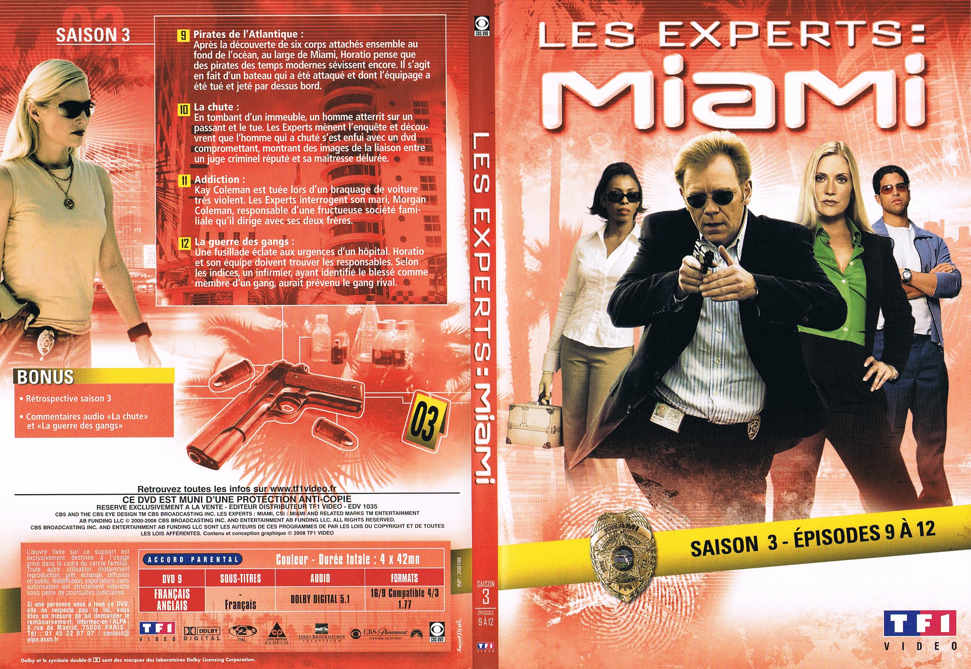 Jaquette DVD Les Experts Miami Saison 3 Ep 09  12