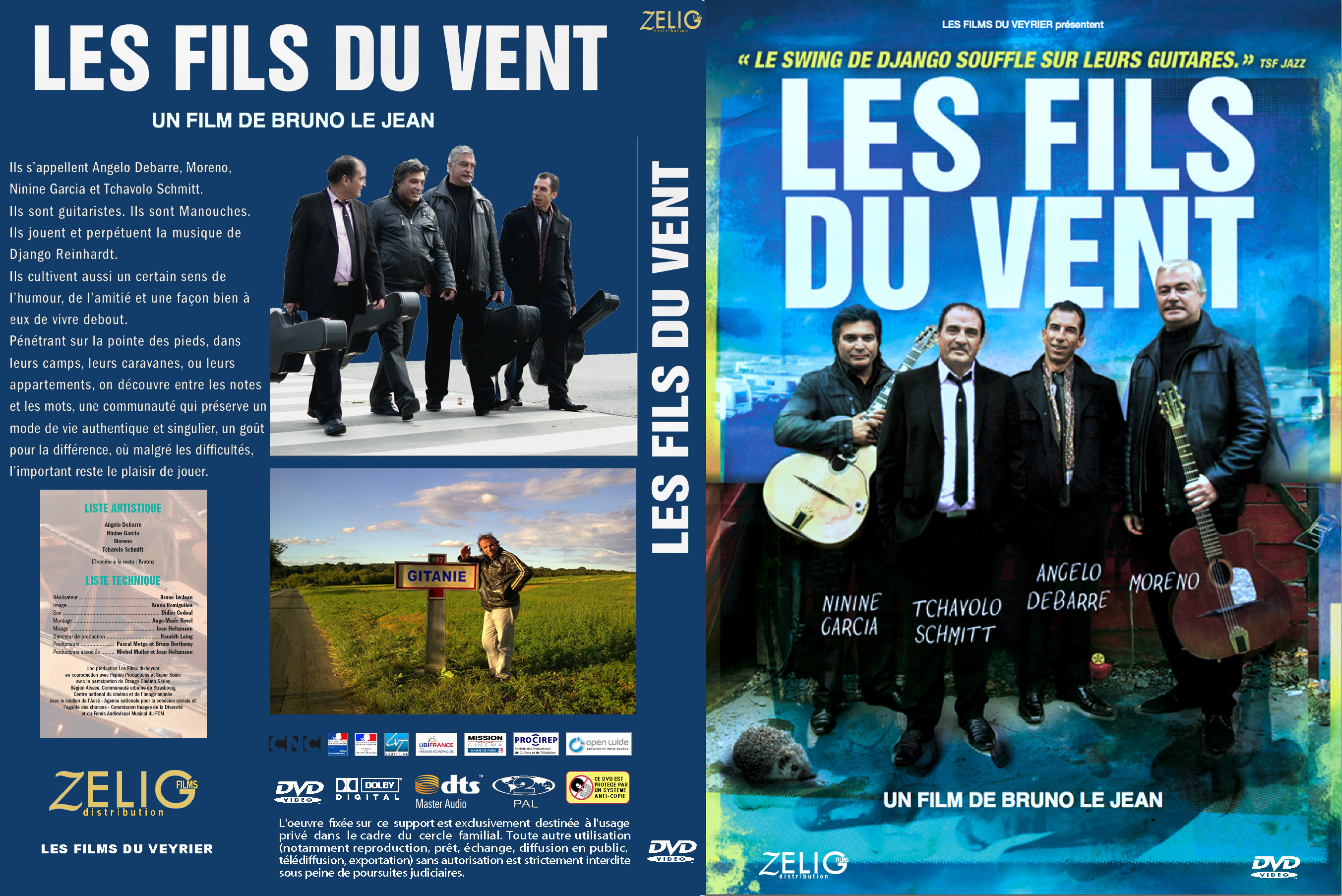 Jaquette DVD Les Fils du Vent (2012) custom