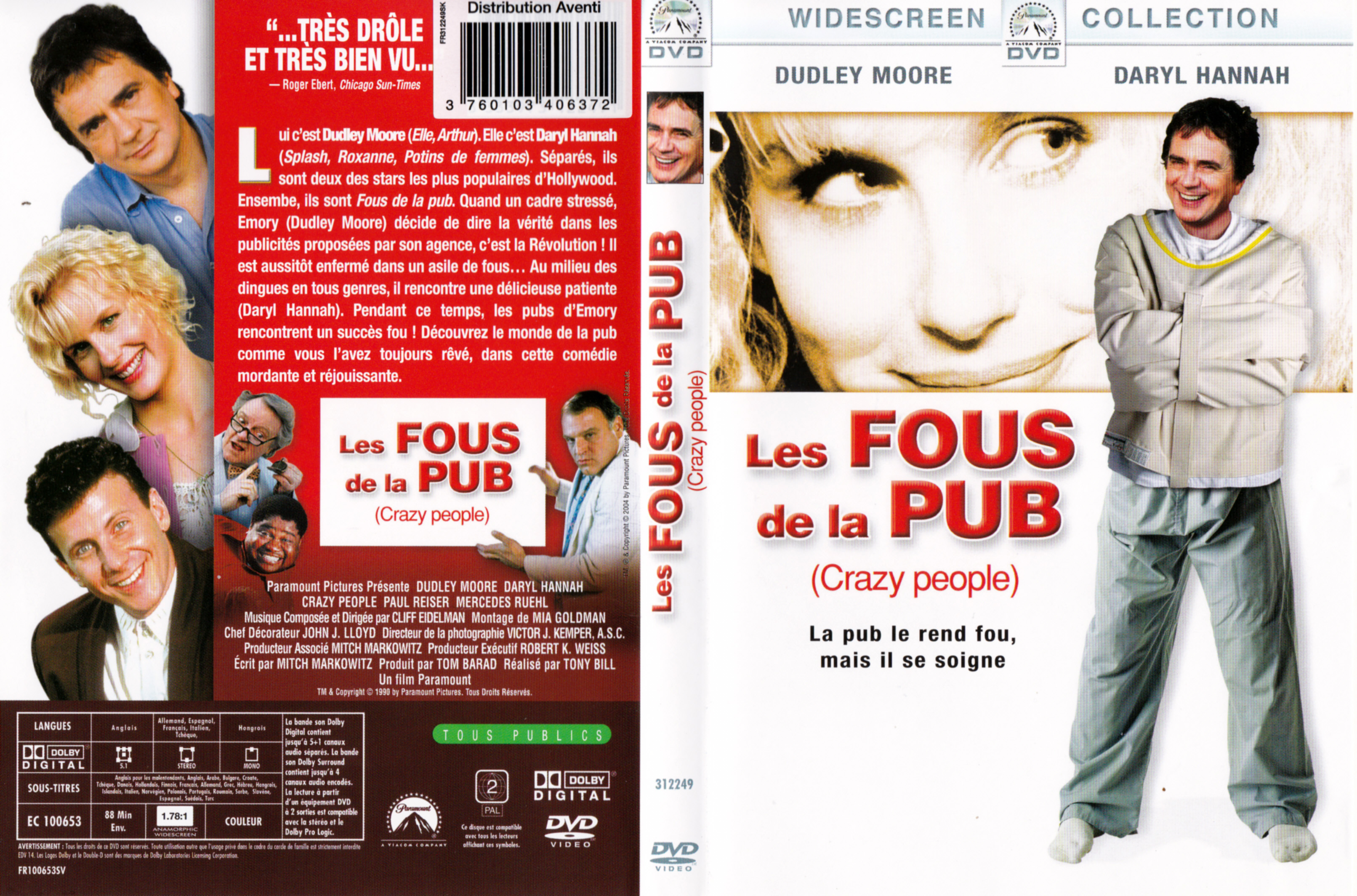 Jaquette DVD Les Fous de la pub