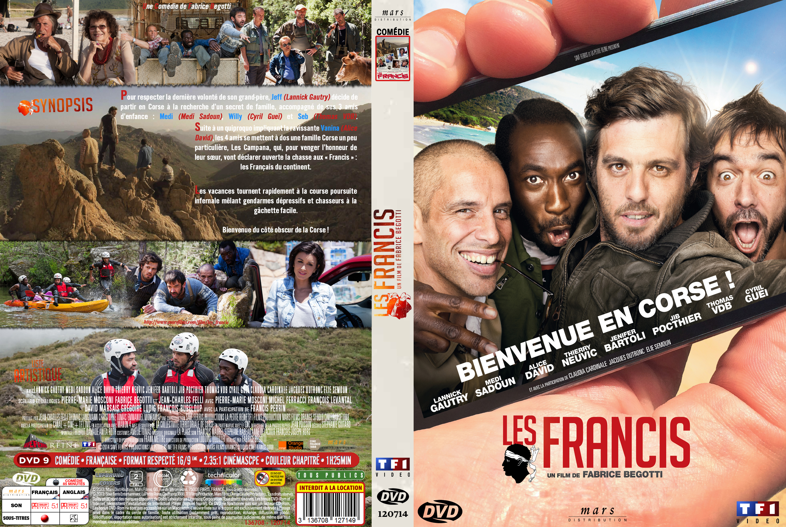 Jaquette DVD Les Francis custom