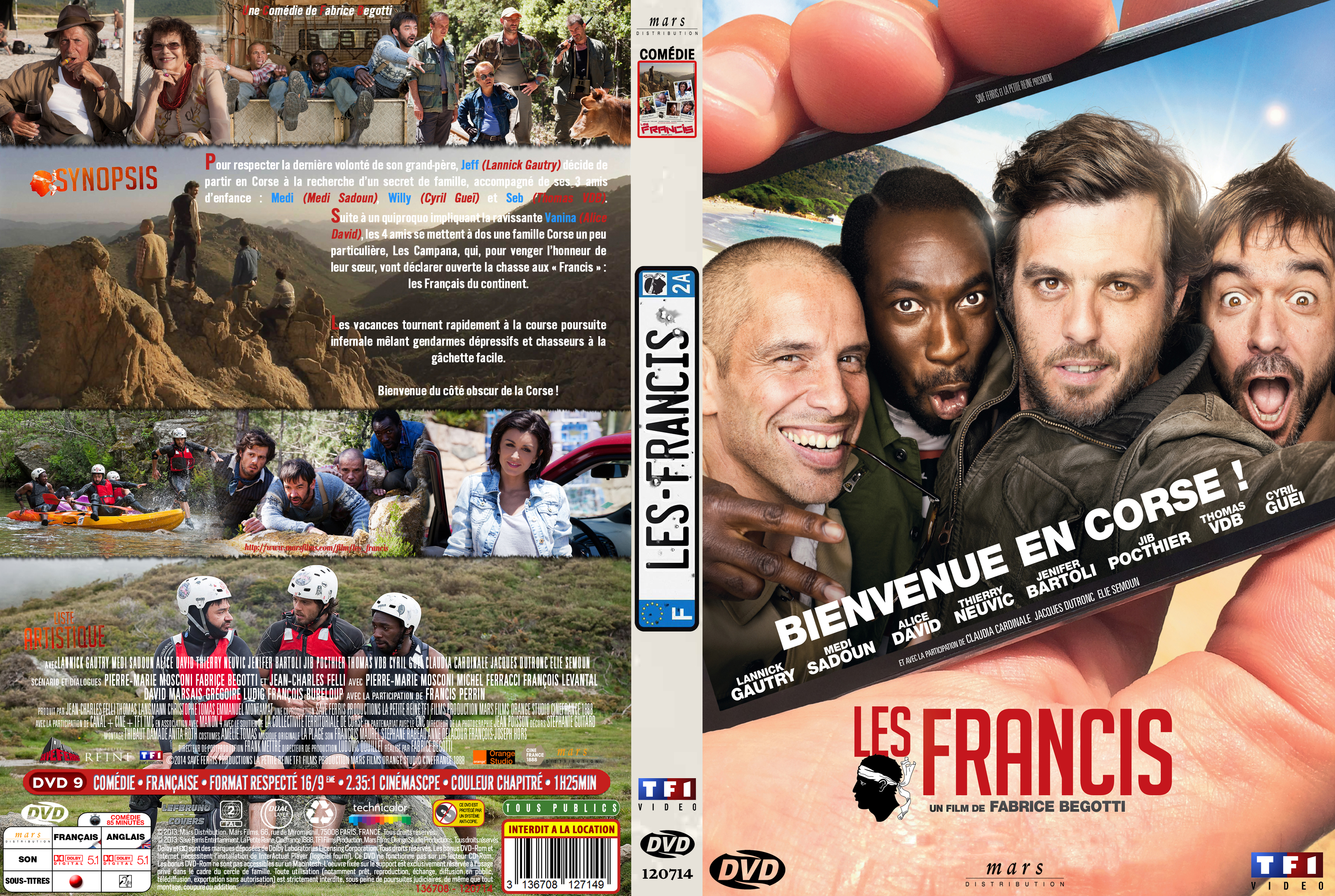 Jaquette DVD Les Francis custom v2