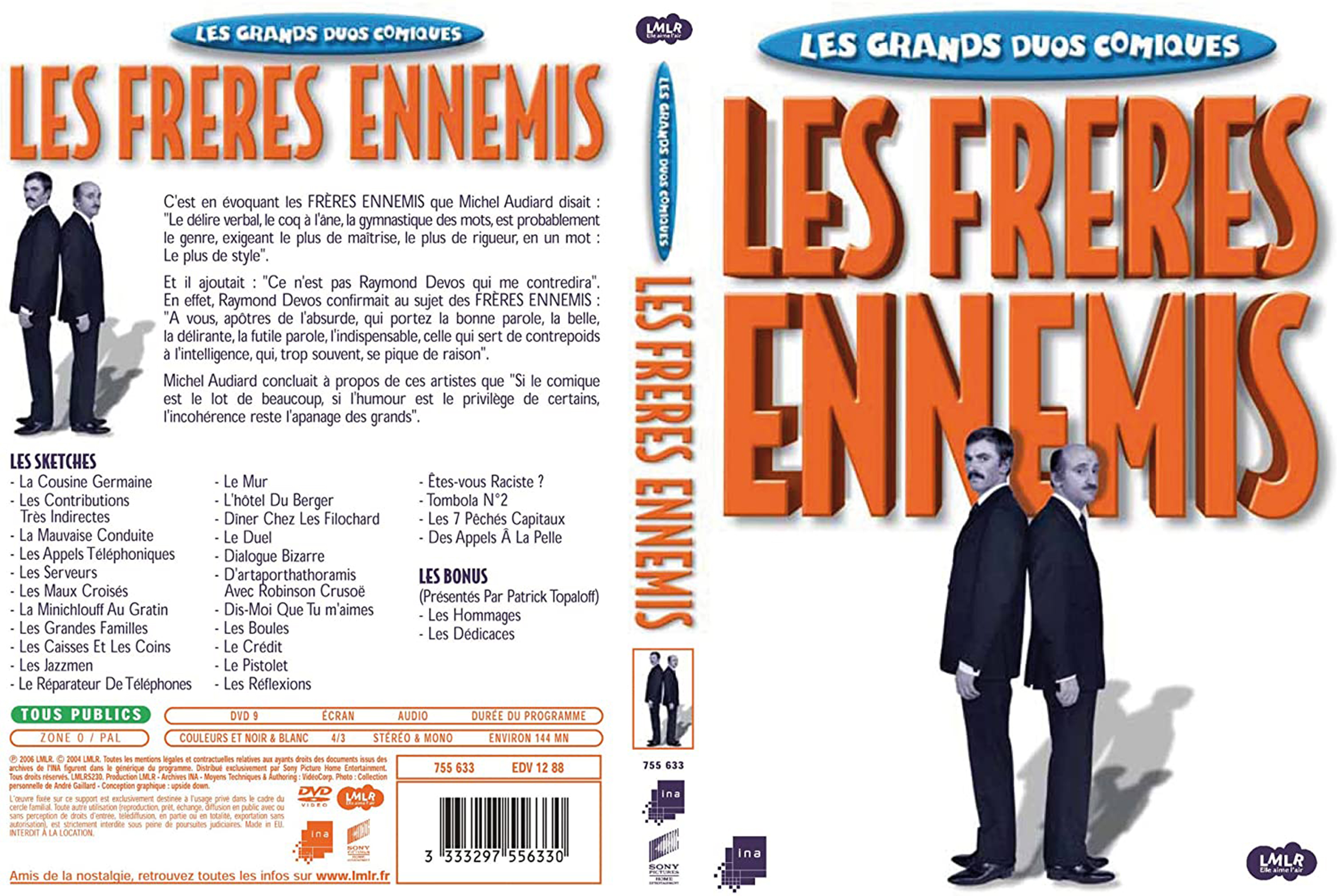 Jaquette DVD Les Frres ennemis