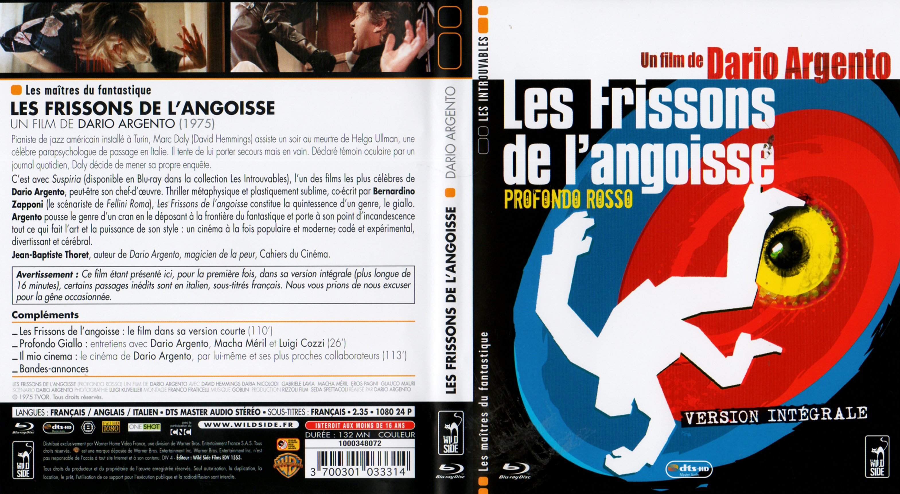 Jaquette DVD Les Frissons de l