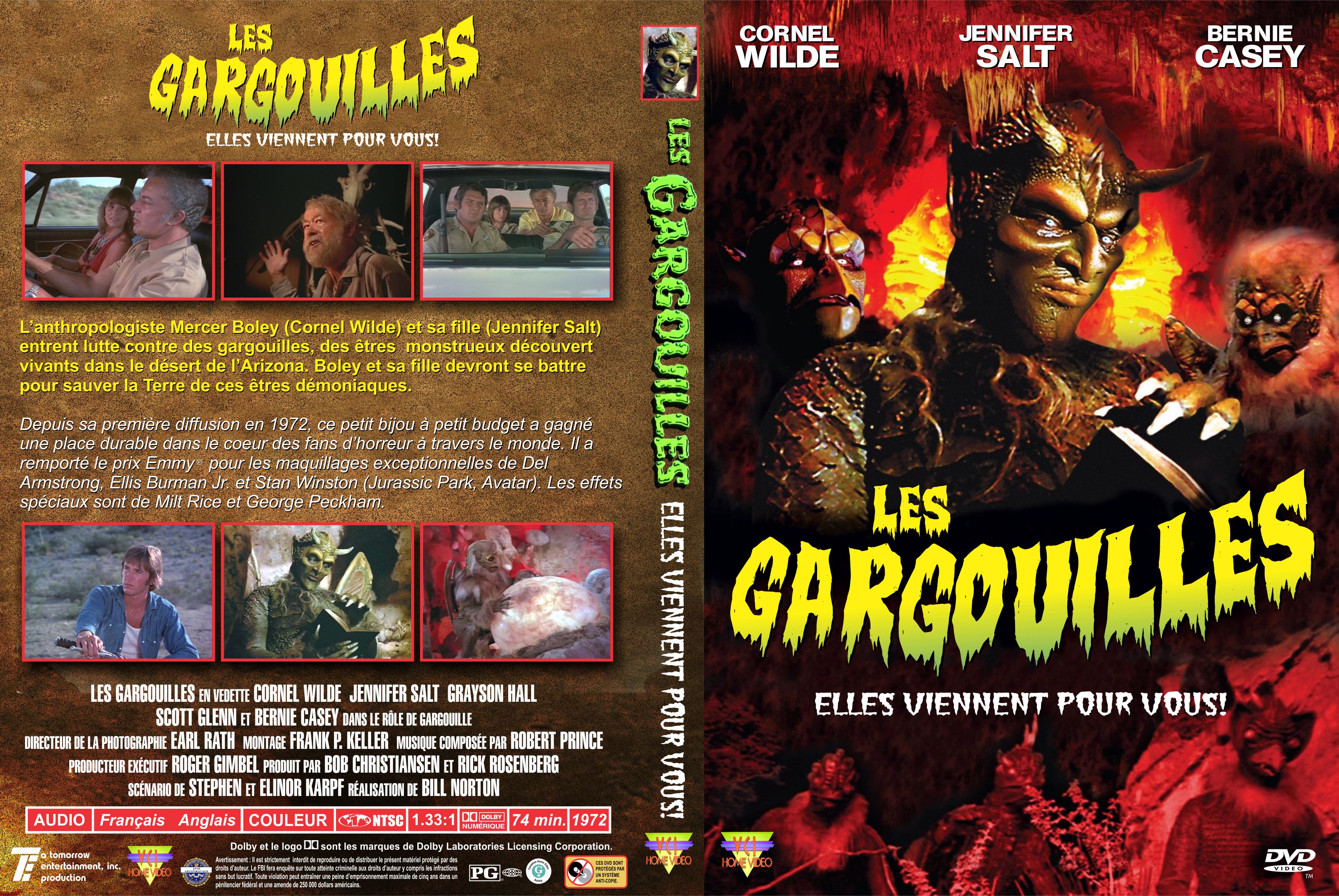 Jaquette DVD Les Gargouilles custom