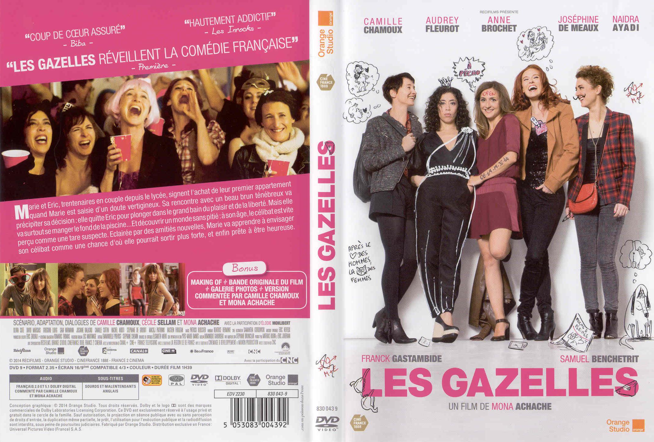 Jaquette DVD Les Gazelles
