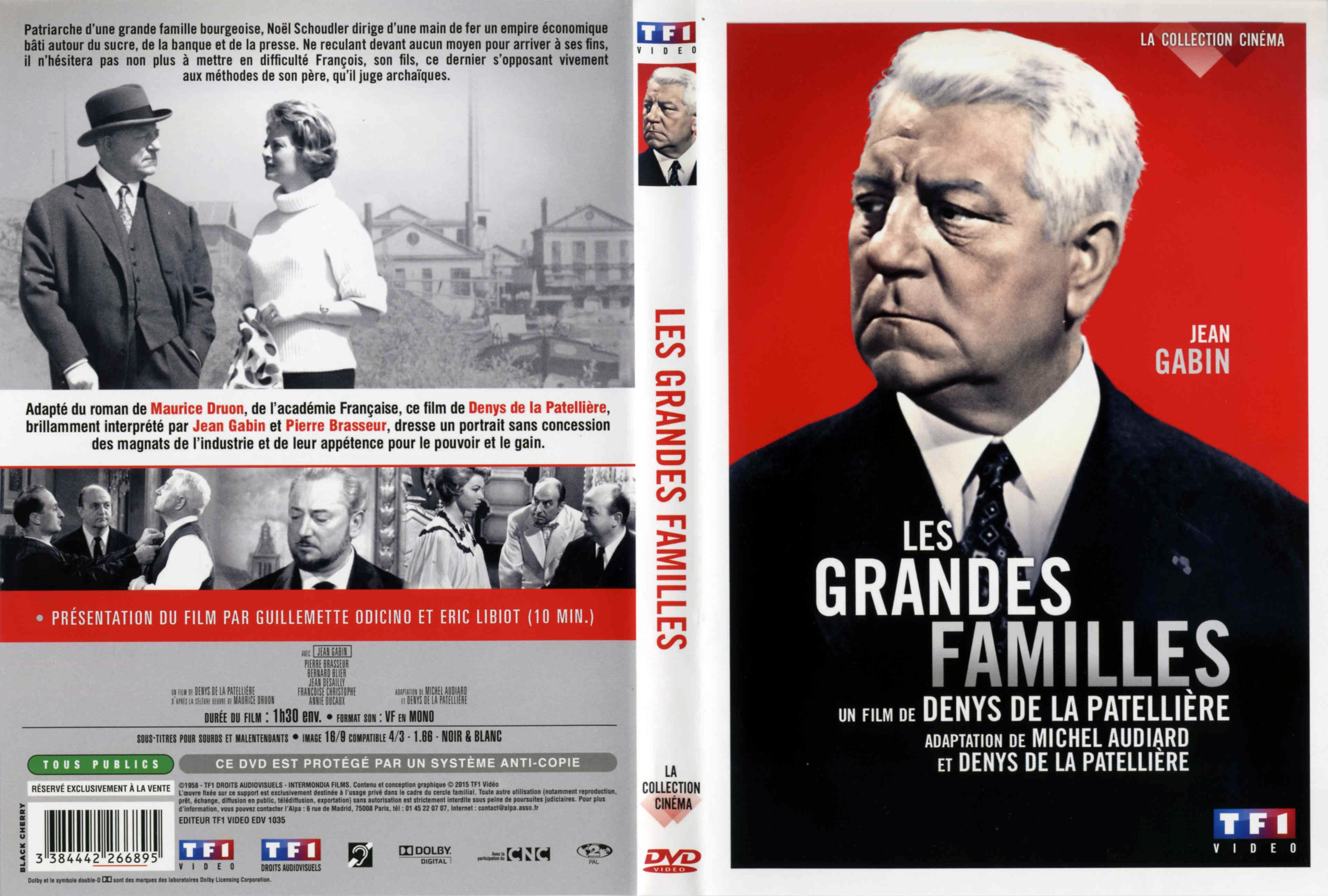 Jaquette DVD Les Grandes Familles v2
