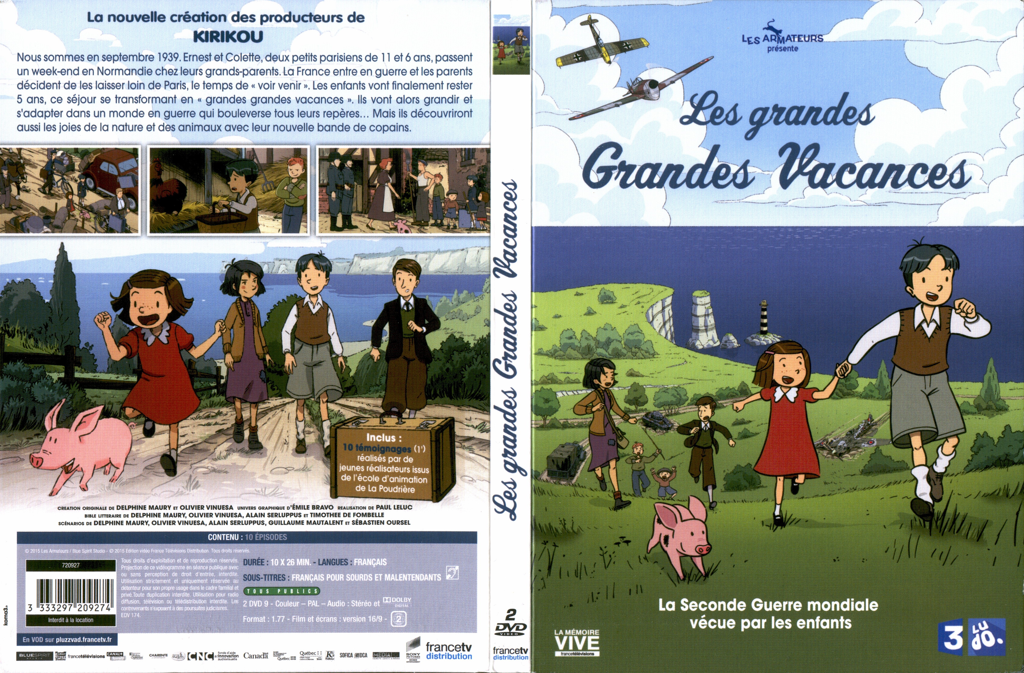 Jaquette DVD Les Grandes Grandes Vacances (DA)