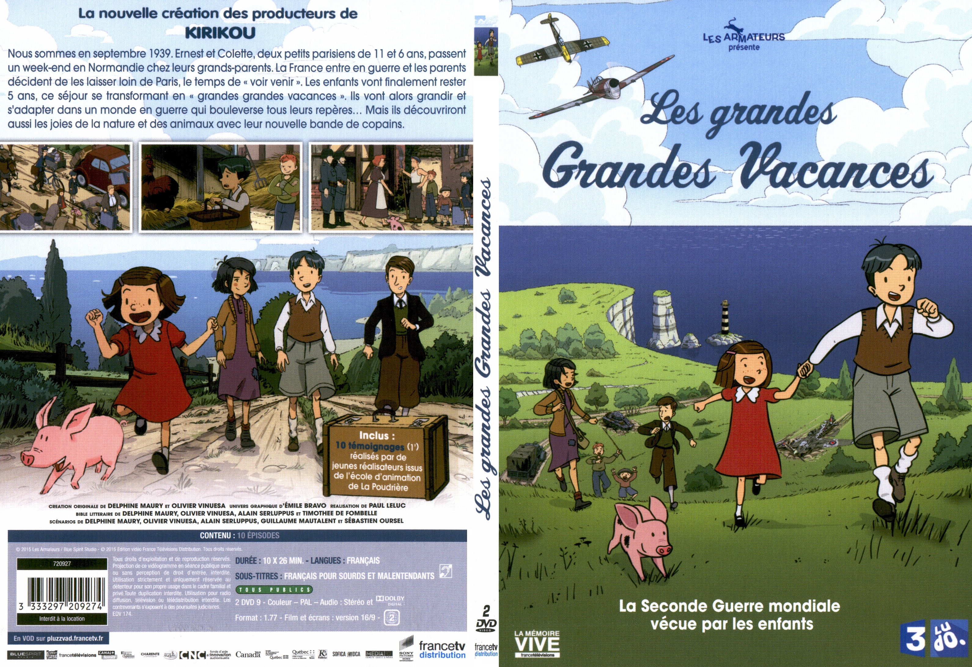Jaquette DVD Les Grandes Grandes Vacances (DA) - SLIM