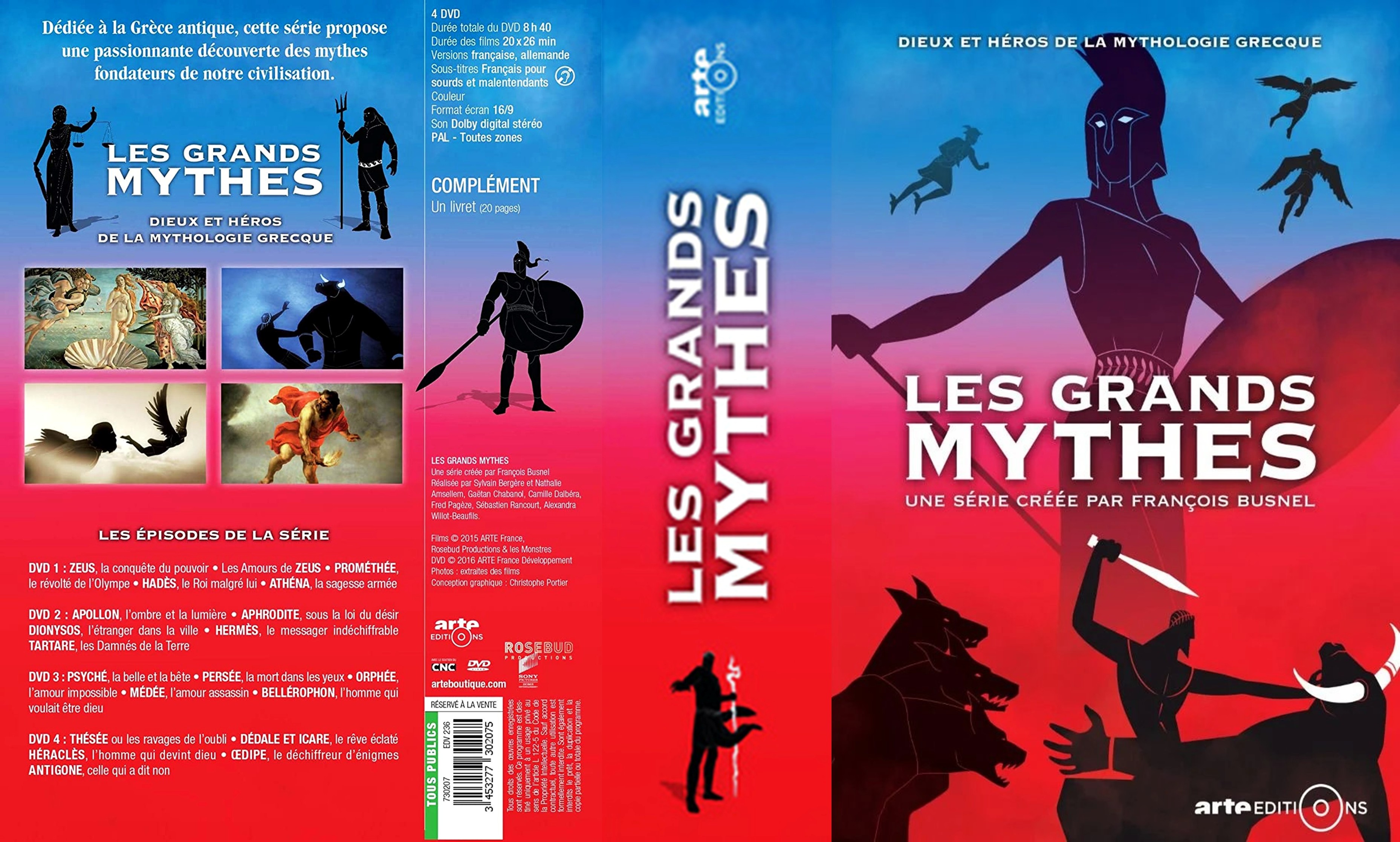 Jaquette DVD Les Grands Mythes custom