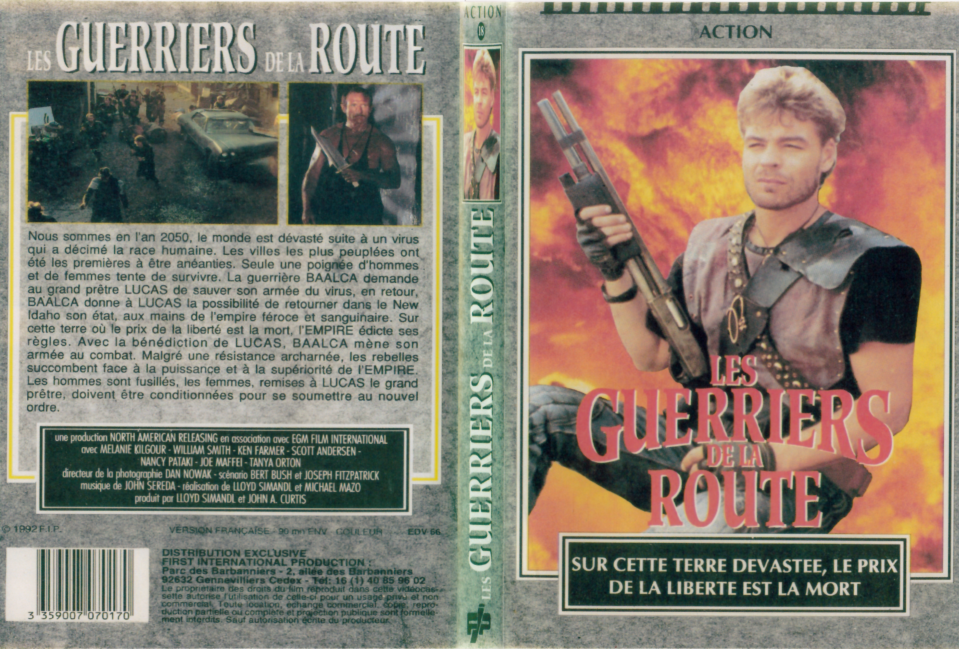 Jaquette DVD Les Guerriers De La Route 