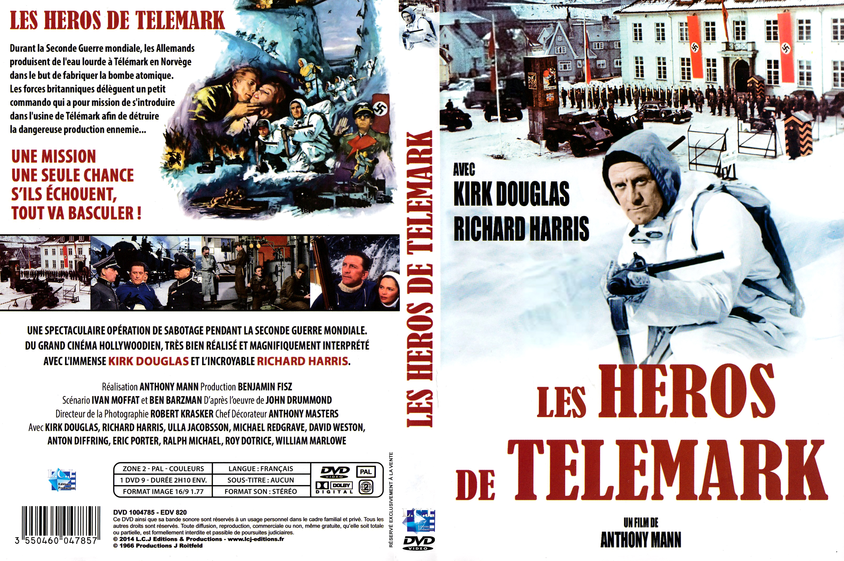 Jaquette DVD Les Hros de Tlmark v2