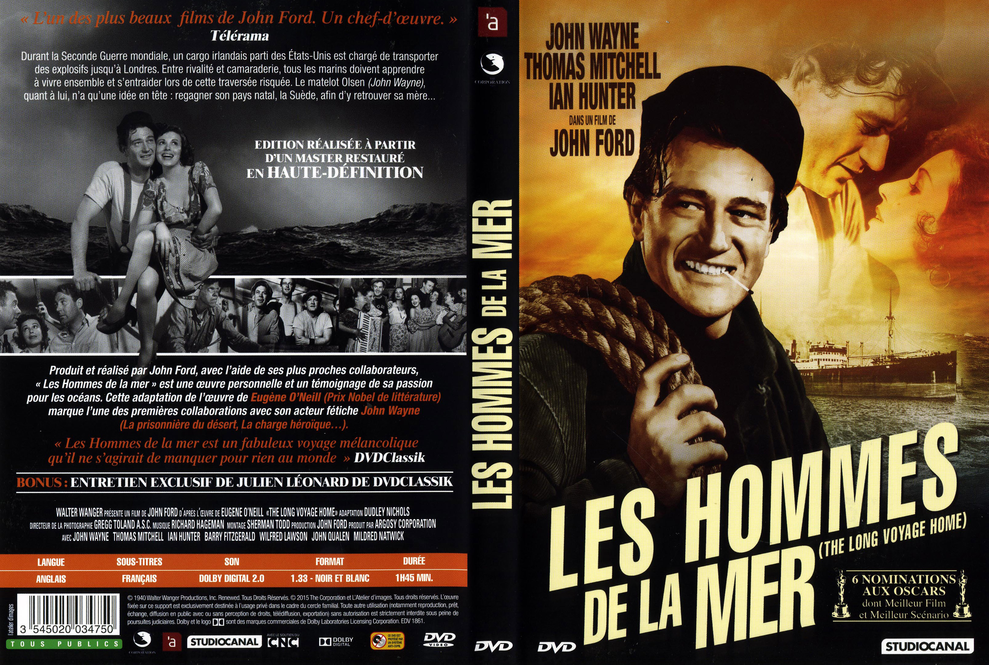 Jaquette DVD Les Hommes de la mer