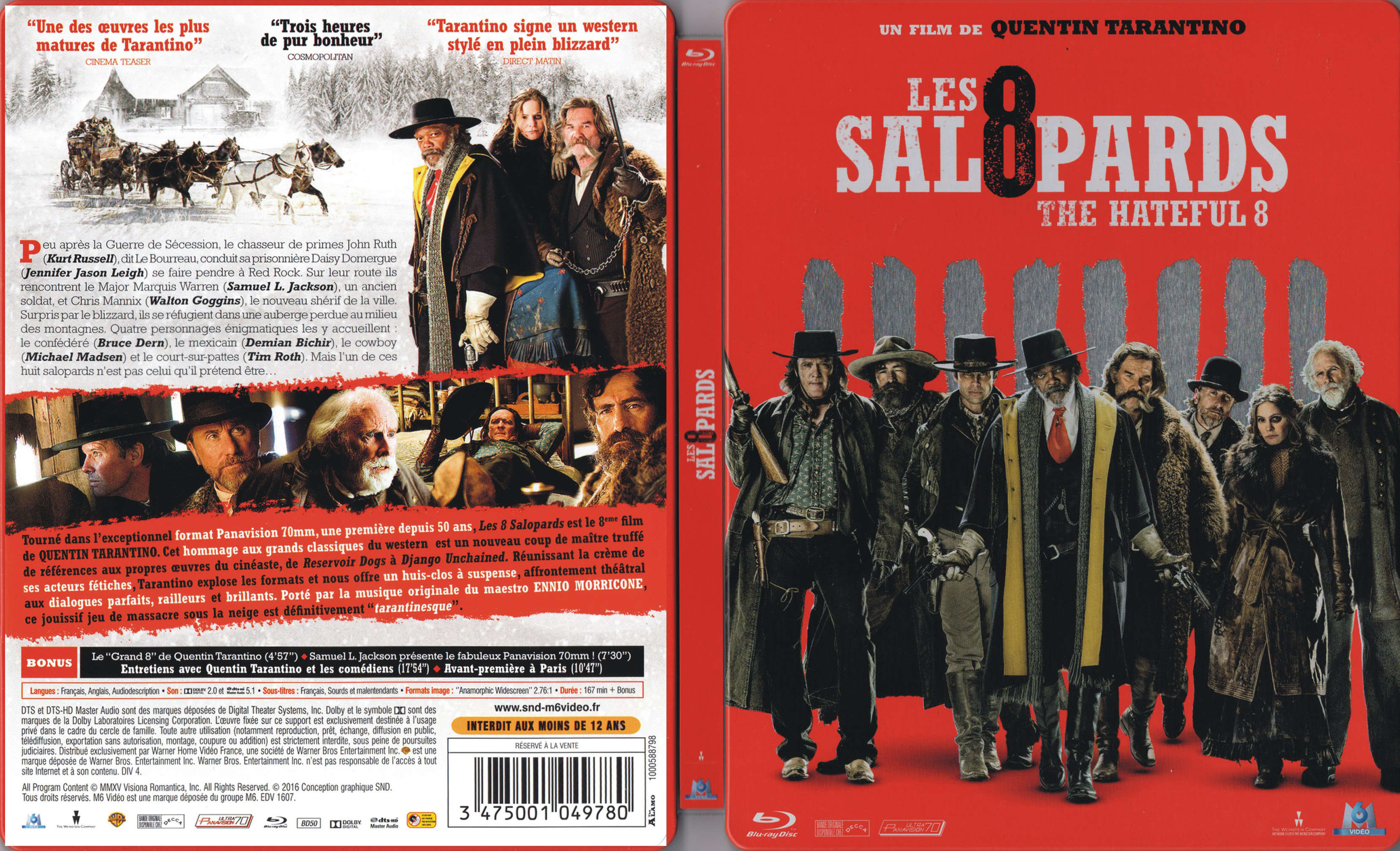 Jaquette DVD Les Huit salopards (BLU-RAY) v2