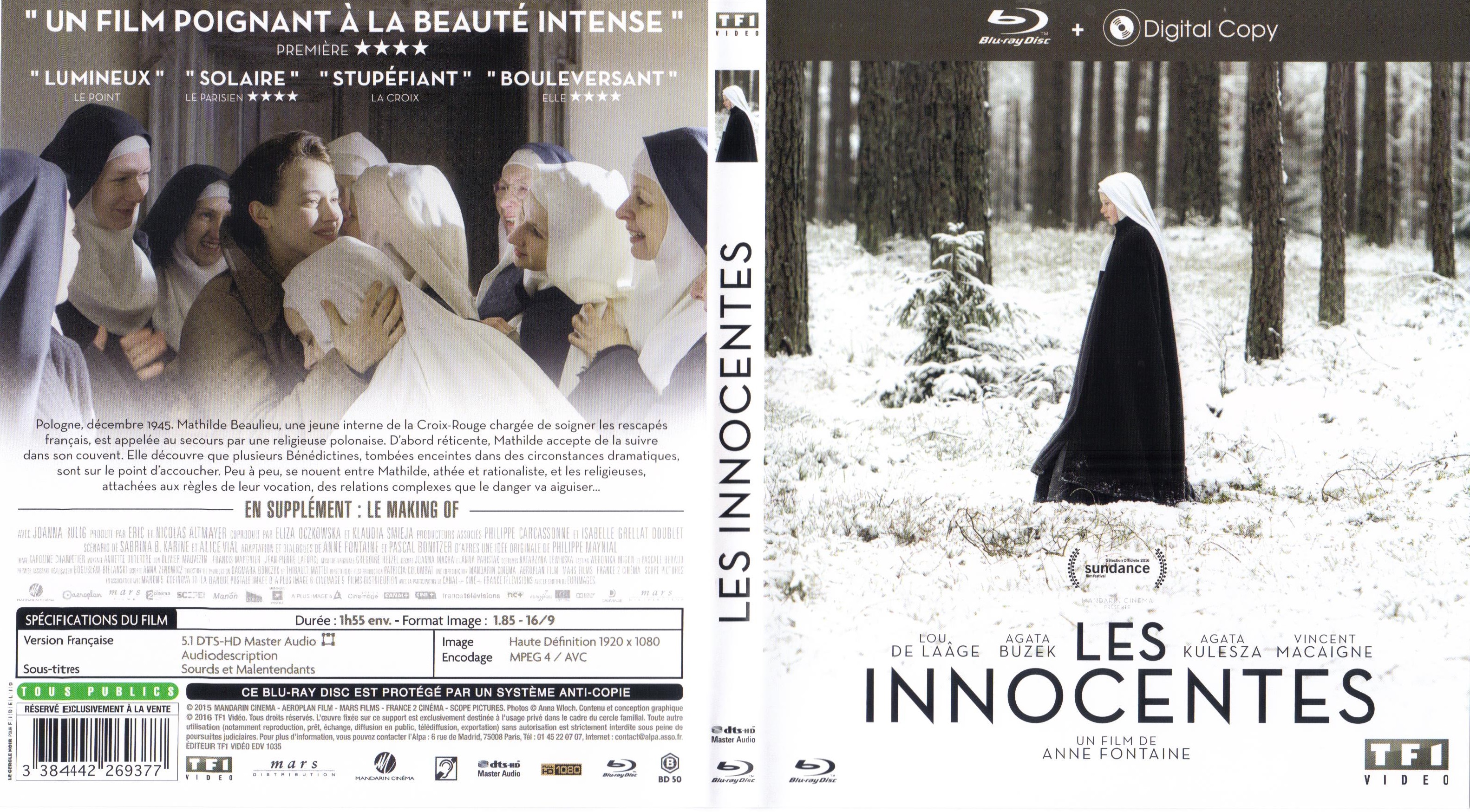 Jaquette DVD Les Innocentes (BLU-RAY)