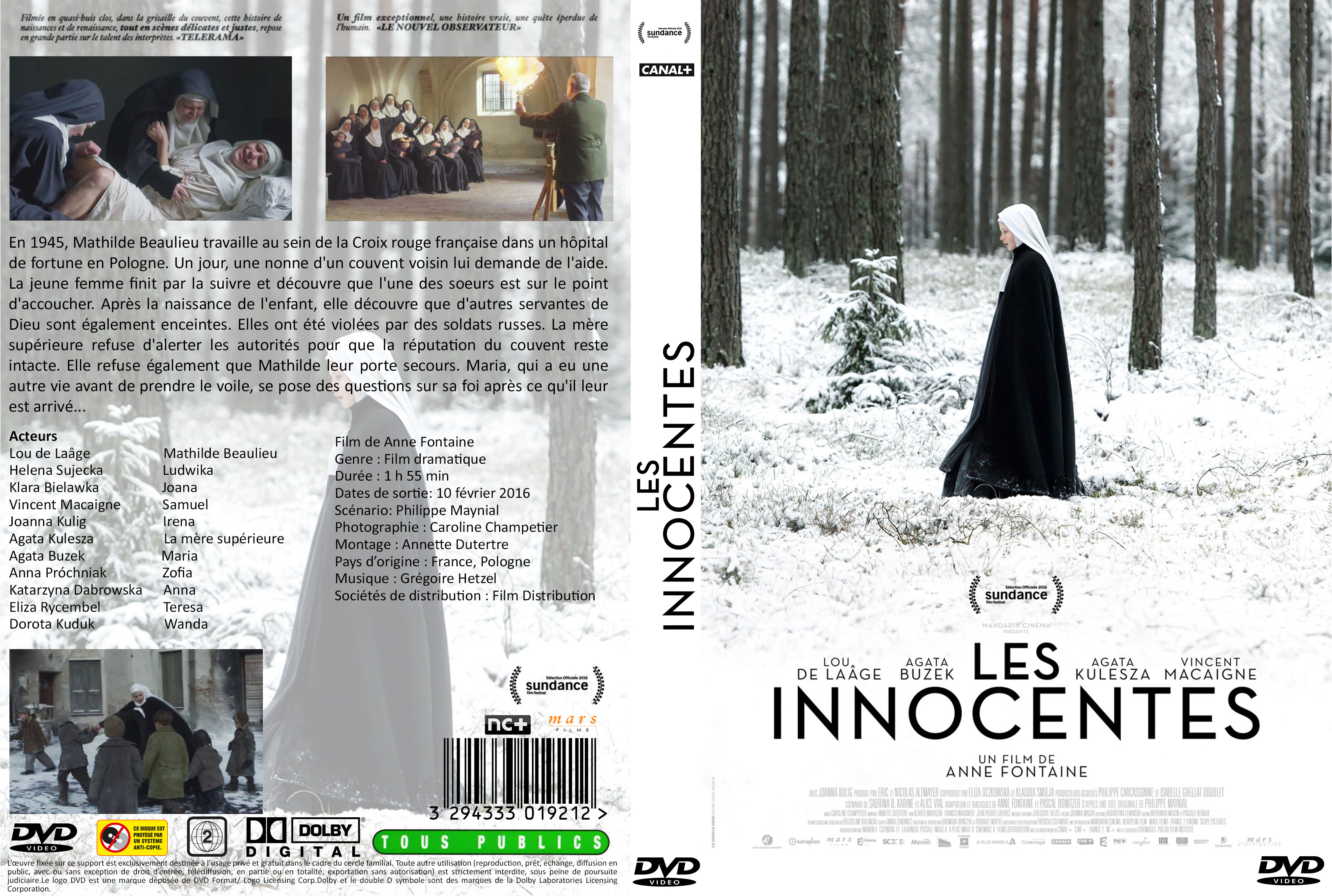 Jaquette DVD Les Innocentes custom
