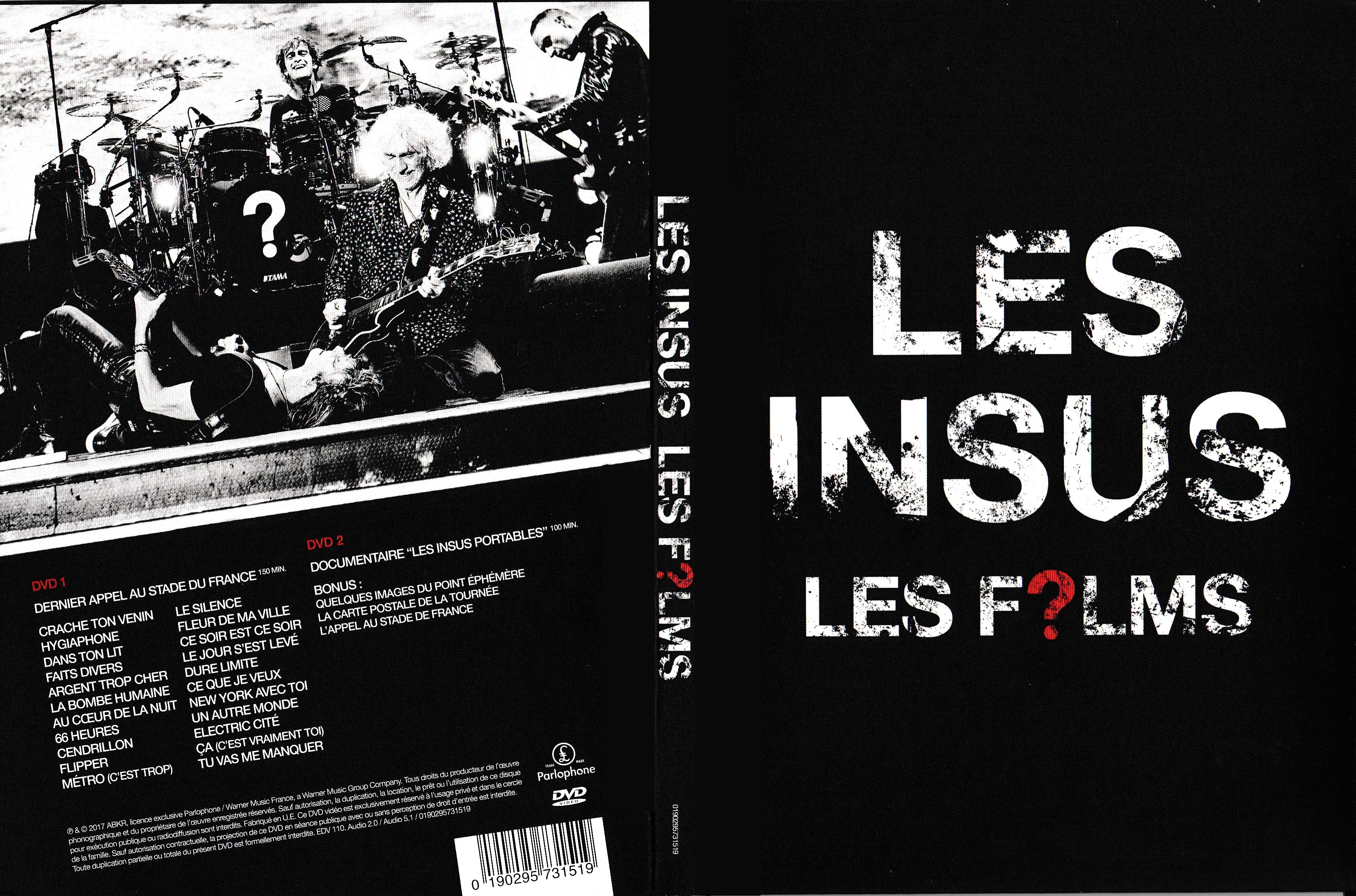 Jaquette DVD Les Insus Au Stade De France 