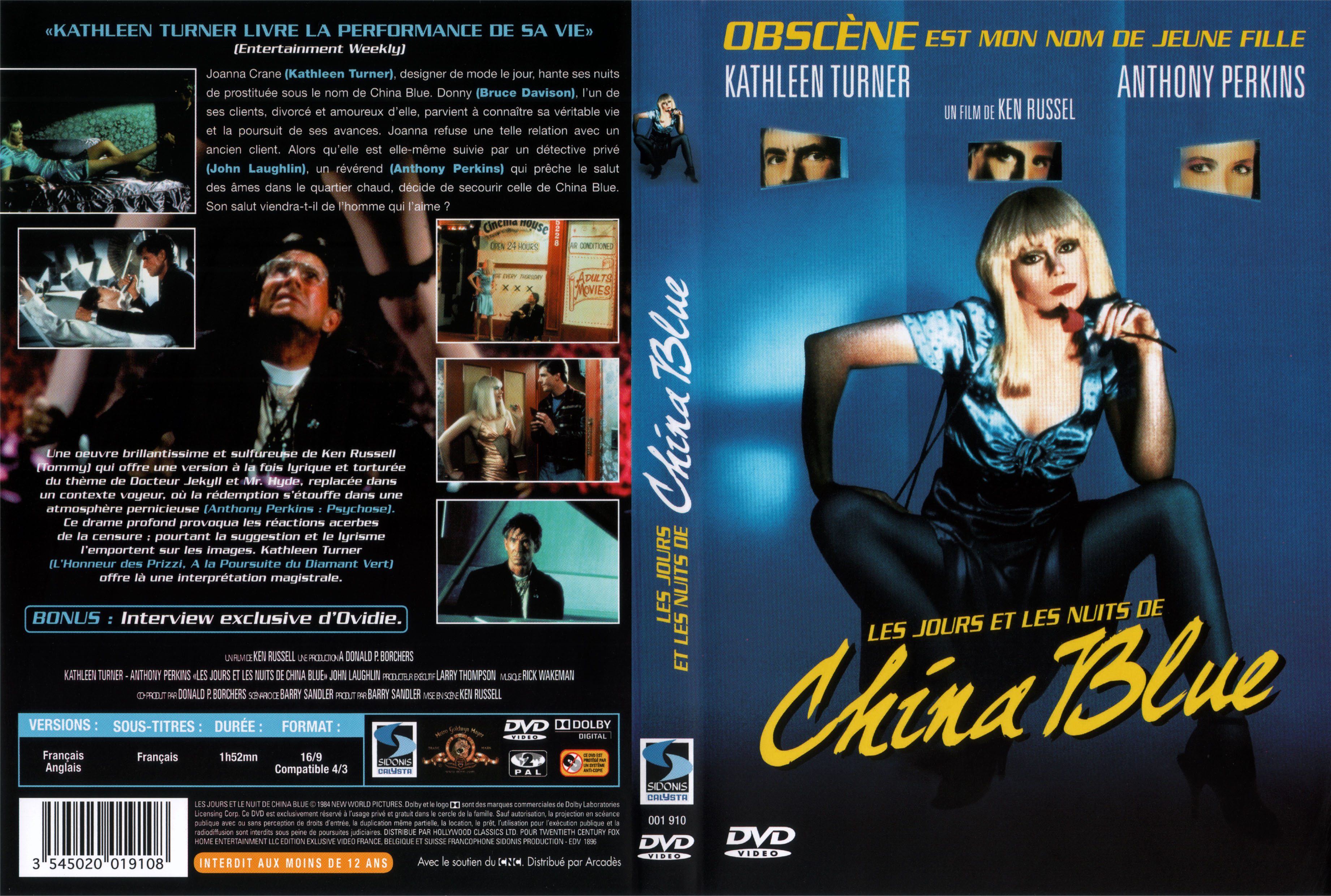 Jaquette DVD Les Jours et les nuits de China Blue