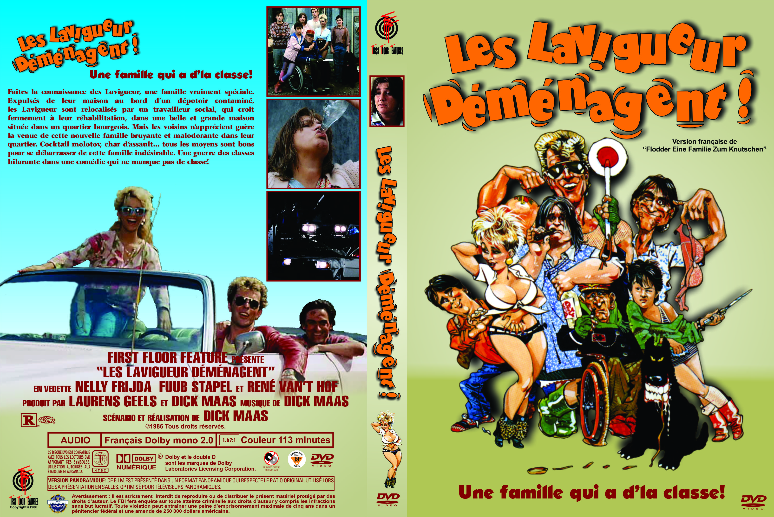 Jaquette DVD Les Lavigueur dmnagent custom